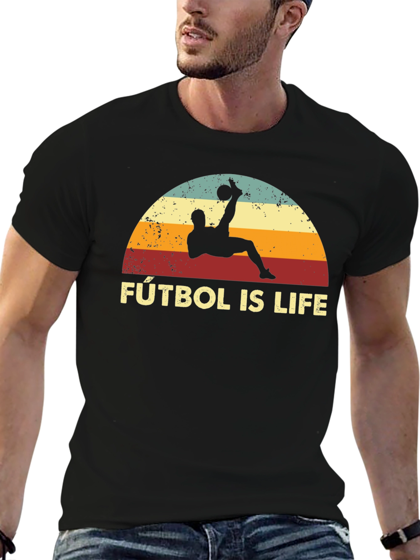 Fútbol Is Life Graphic T-Shirt