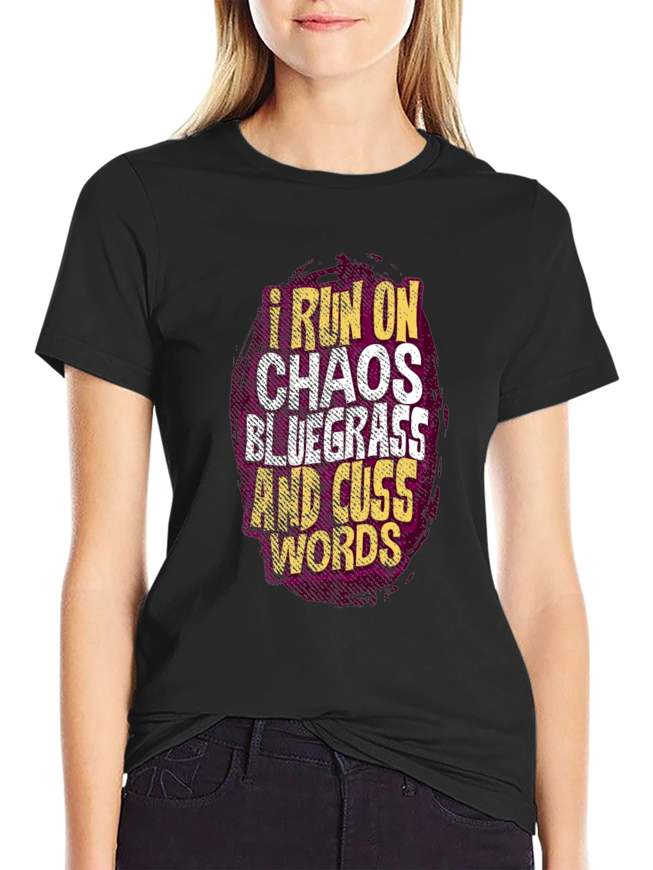 Chaos Bluegrass & Cuss Words Graphic Tee