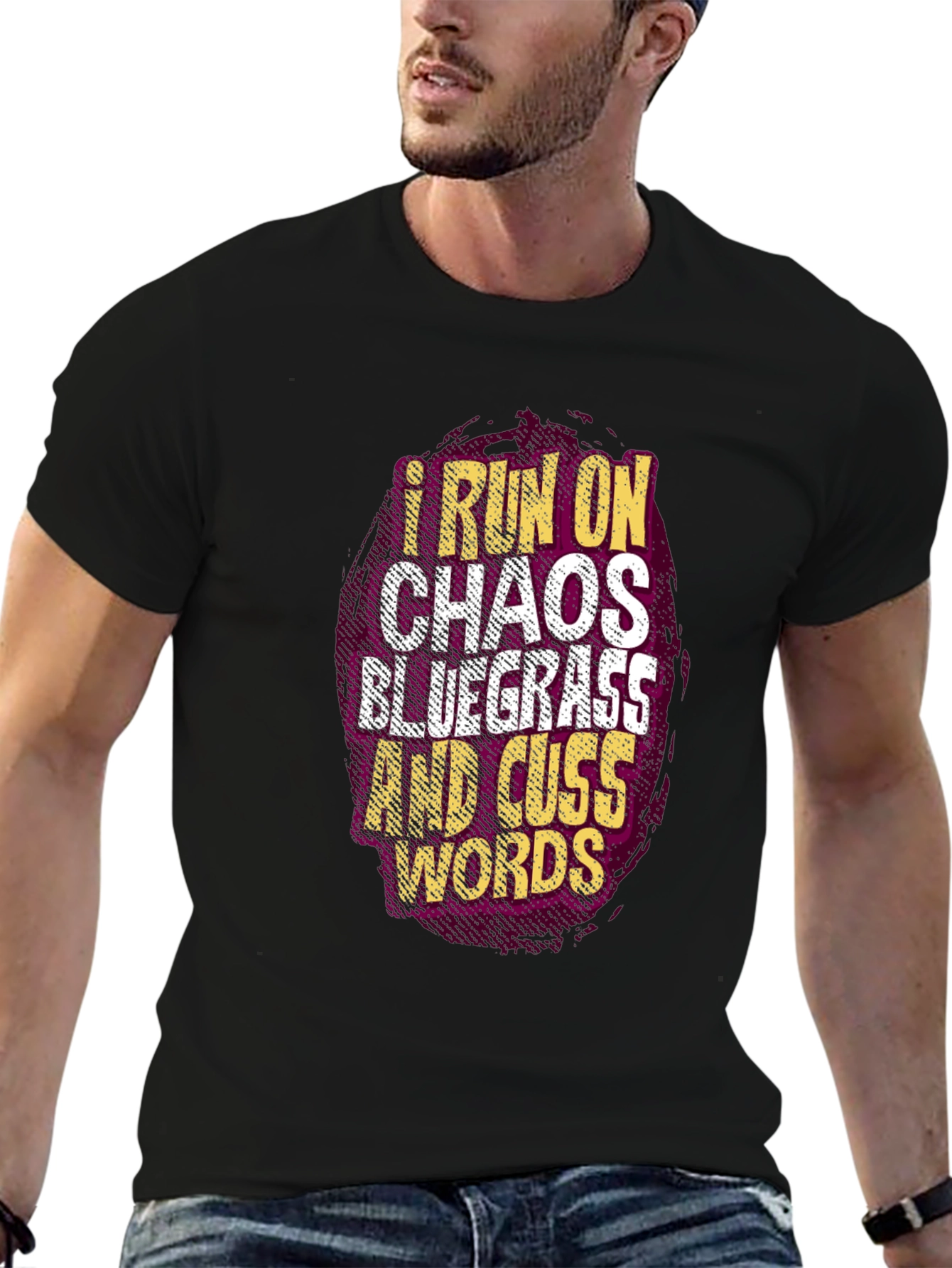 Chaos Bluegrass & Cuss Words Graphic Tee