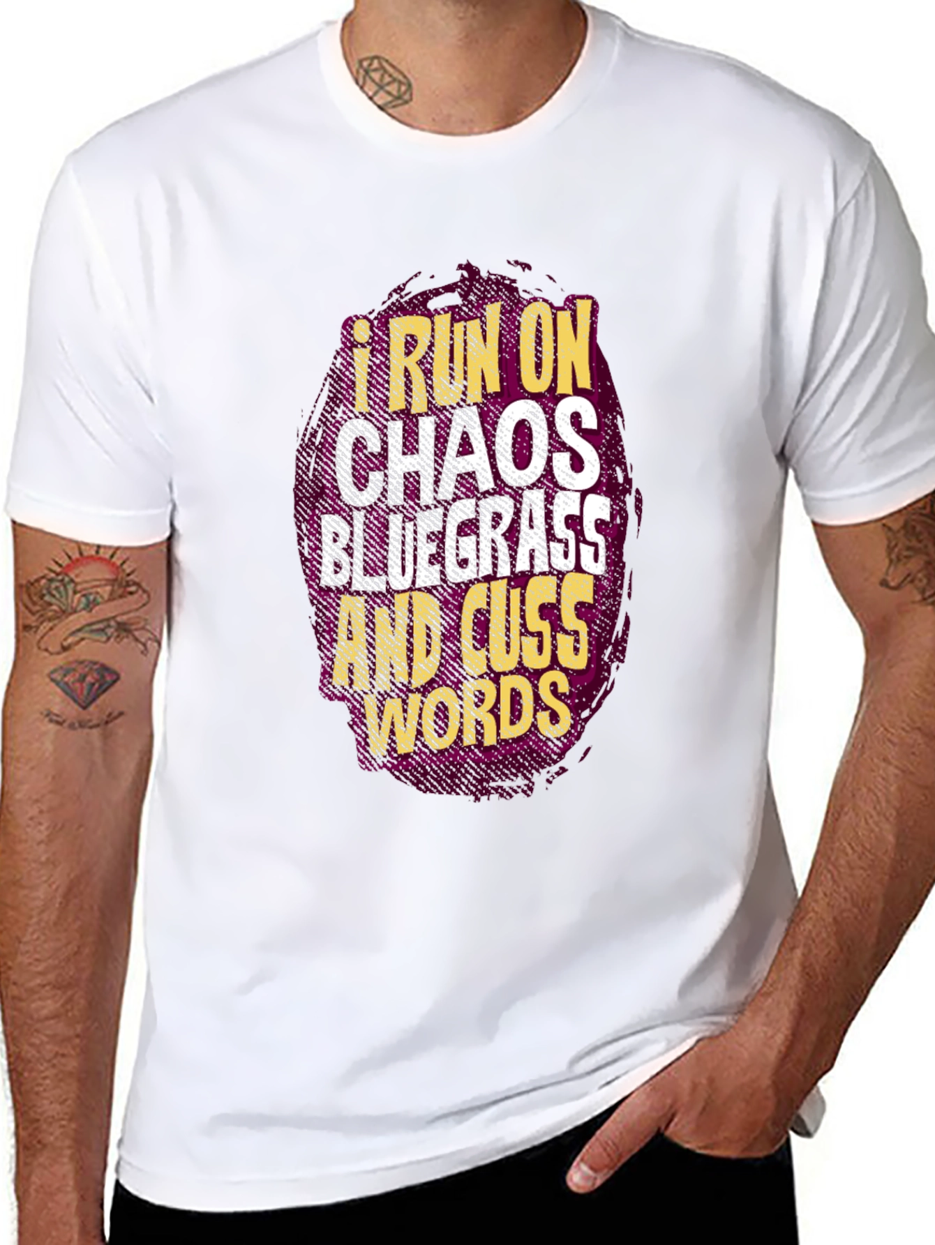 Chaos Bluegrass & Cuss Words Graphic Tee