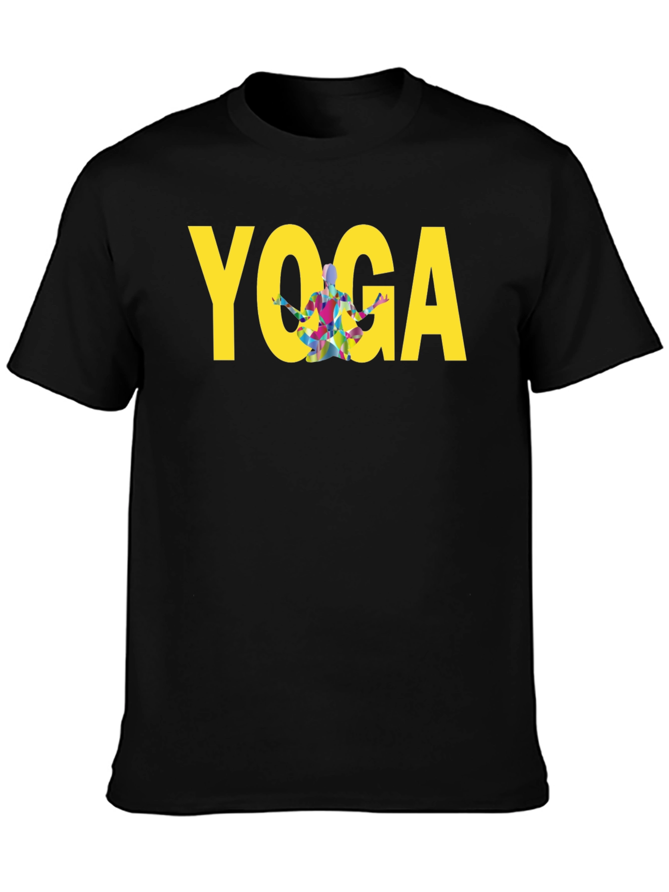 Yoga Graphic Print T-Shirt - Unisex Cotton Tee
