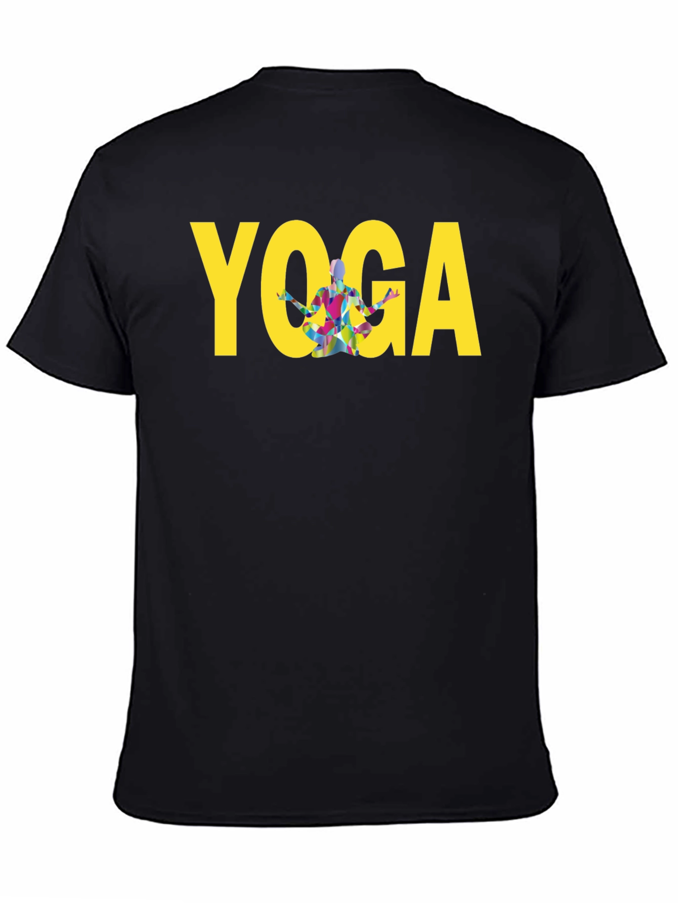 Yoga Graphic Print T-Shirt - Unisex Cotton Tee