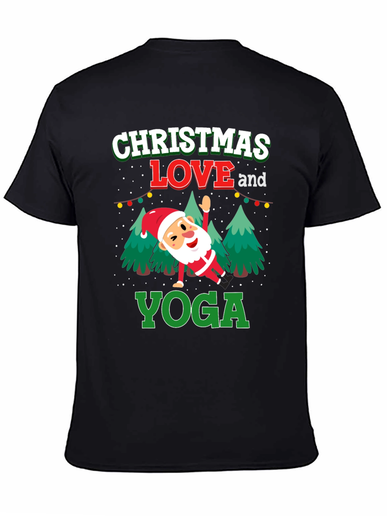 Christmas Love and Yoga T-Shirt