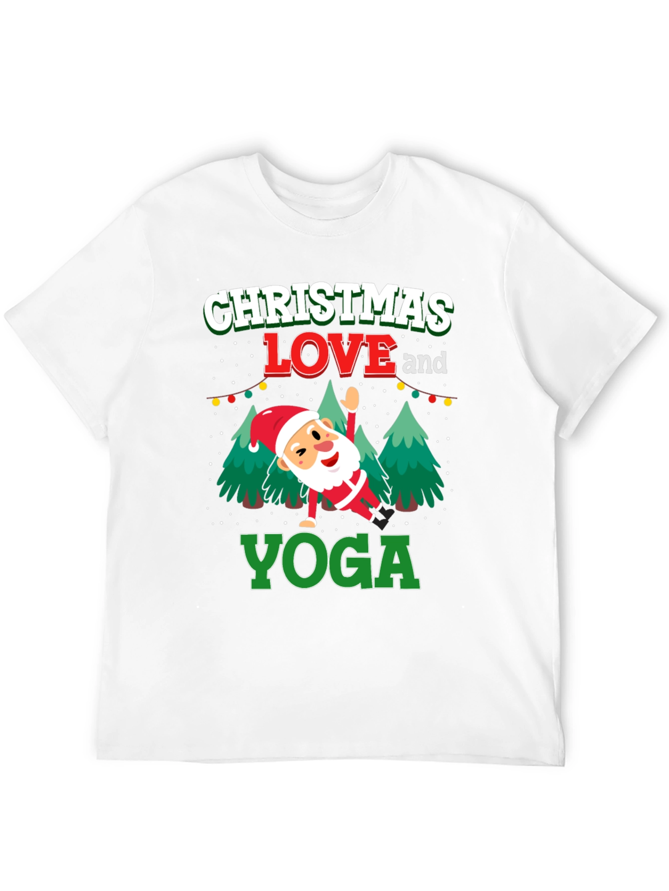 Christmas Love and Yoga T-Shirt