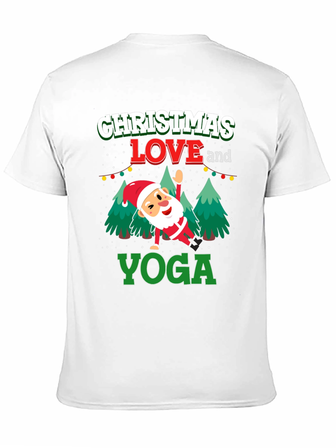 Christmas Love and Yoga T-Shirt