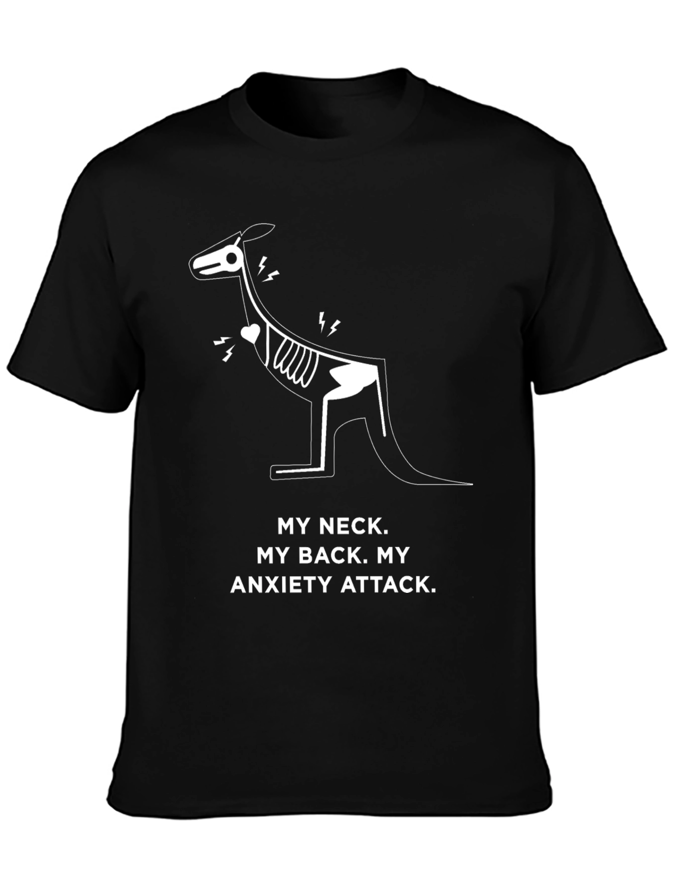 My Neck My Back Kangaroo Skeleton T-Shirt