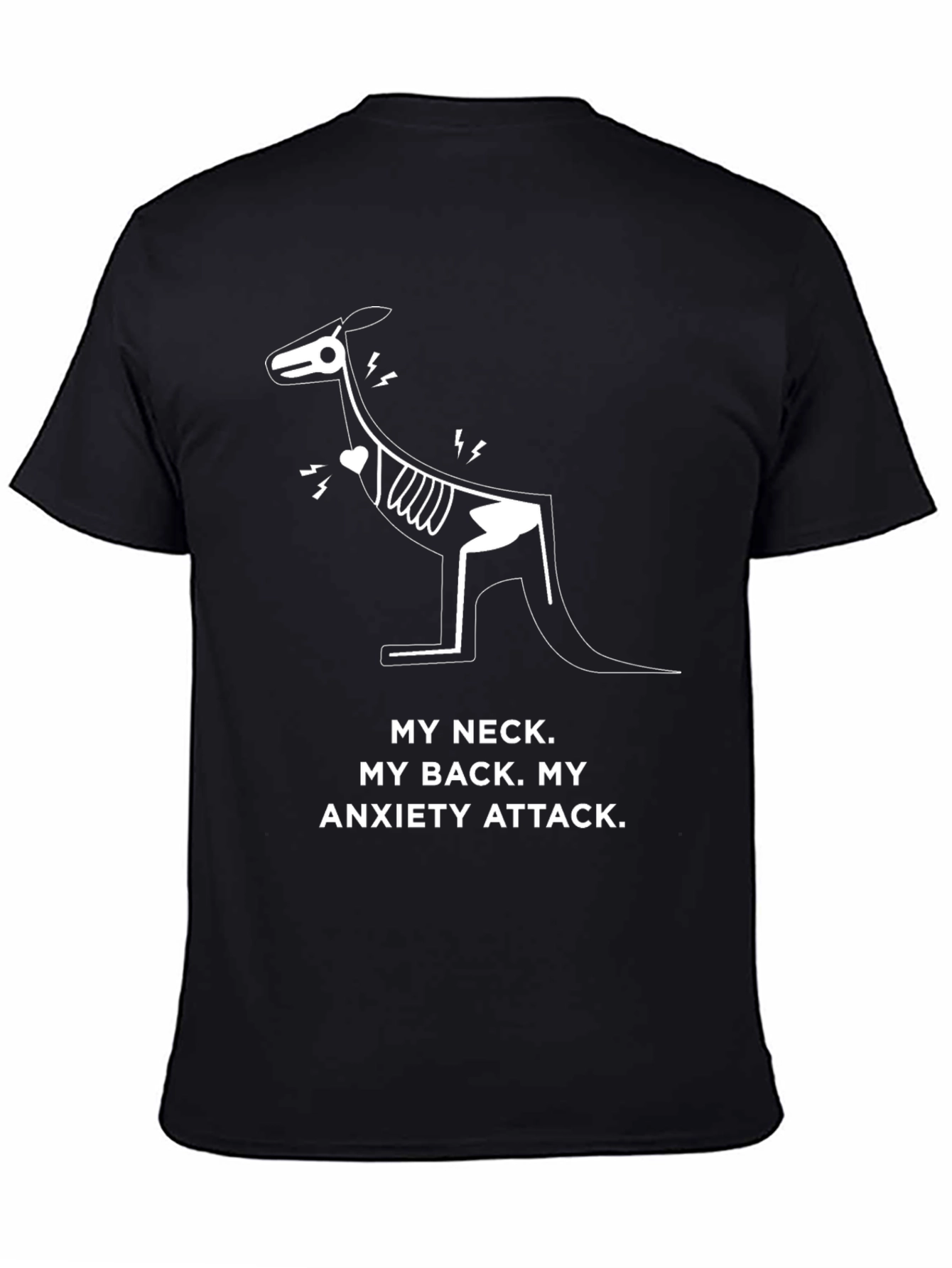 My Neck My Back Kangaroo Skeleton T-Shirt