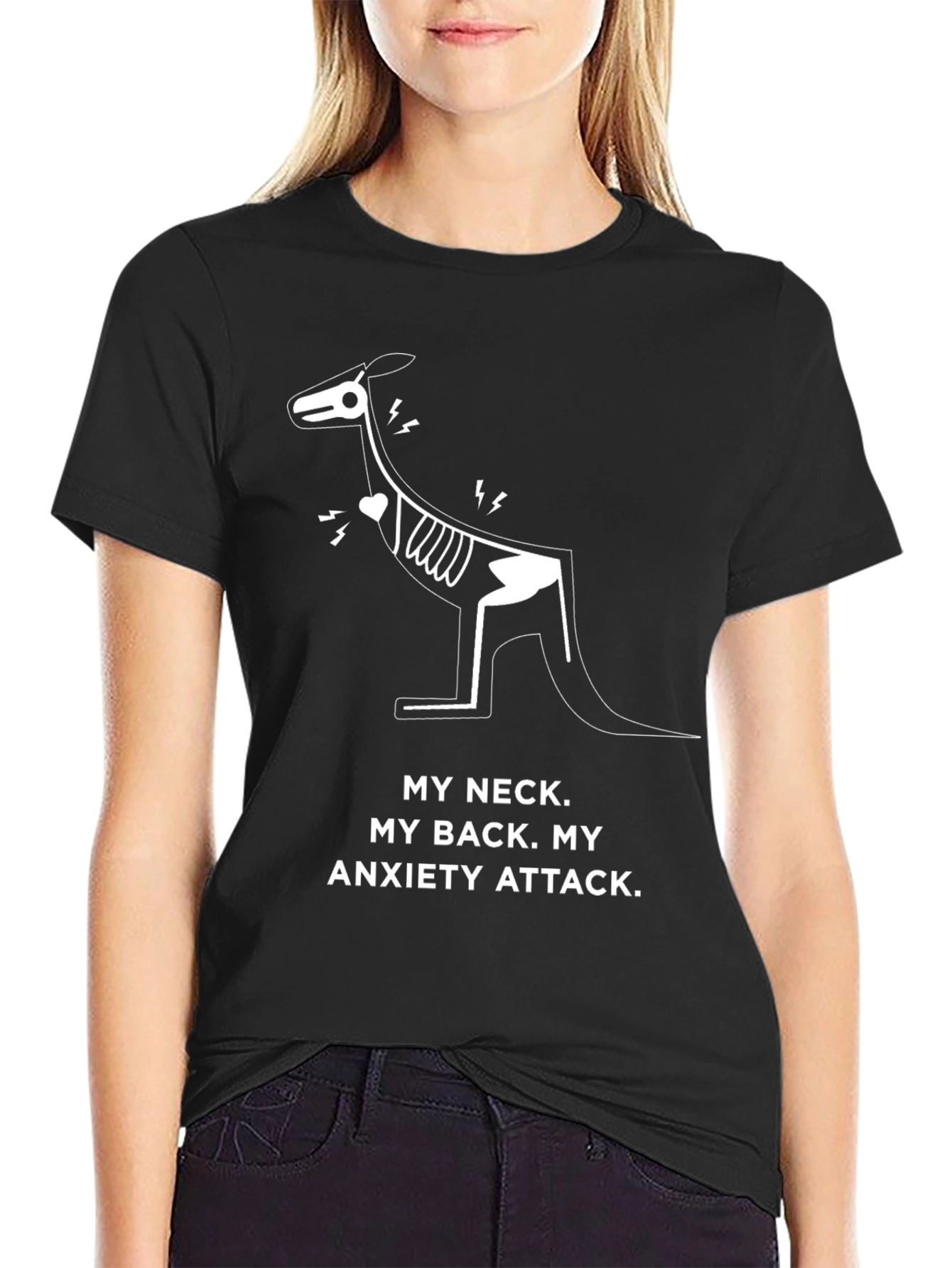 My Neck My Back Kangaroo Skeleton T-Shirt