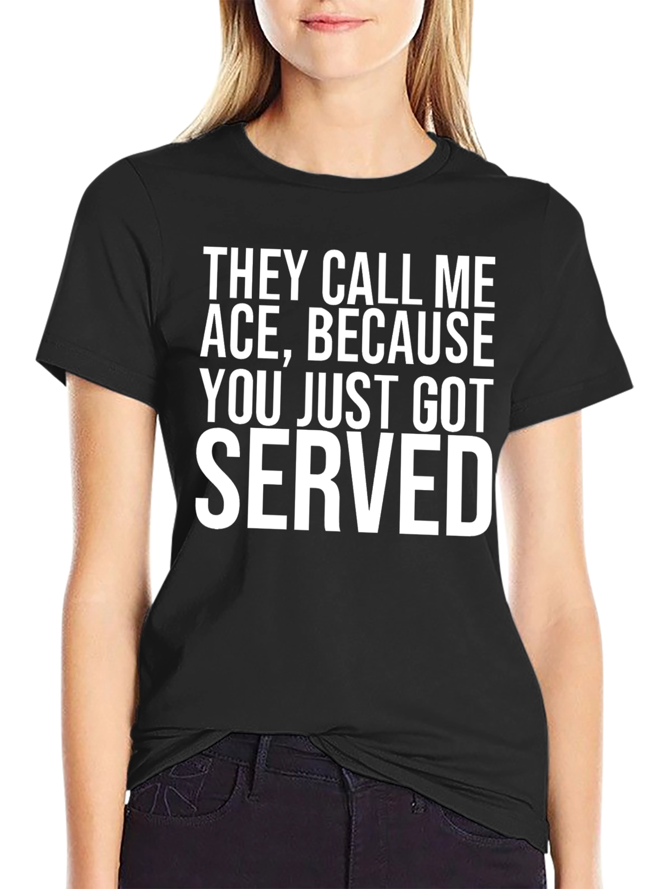 Ace Served Funny Graphic Tee