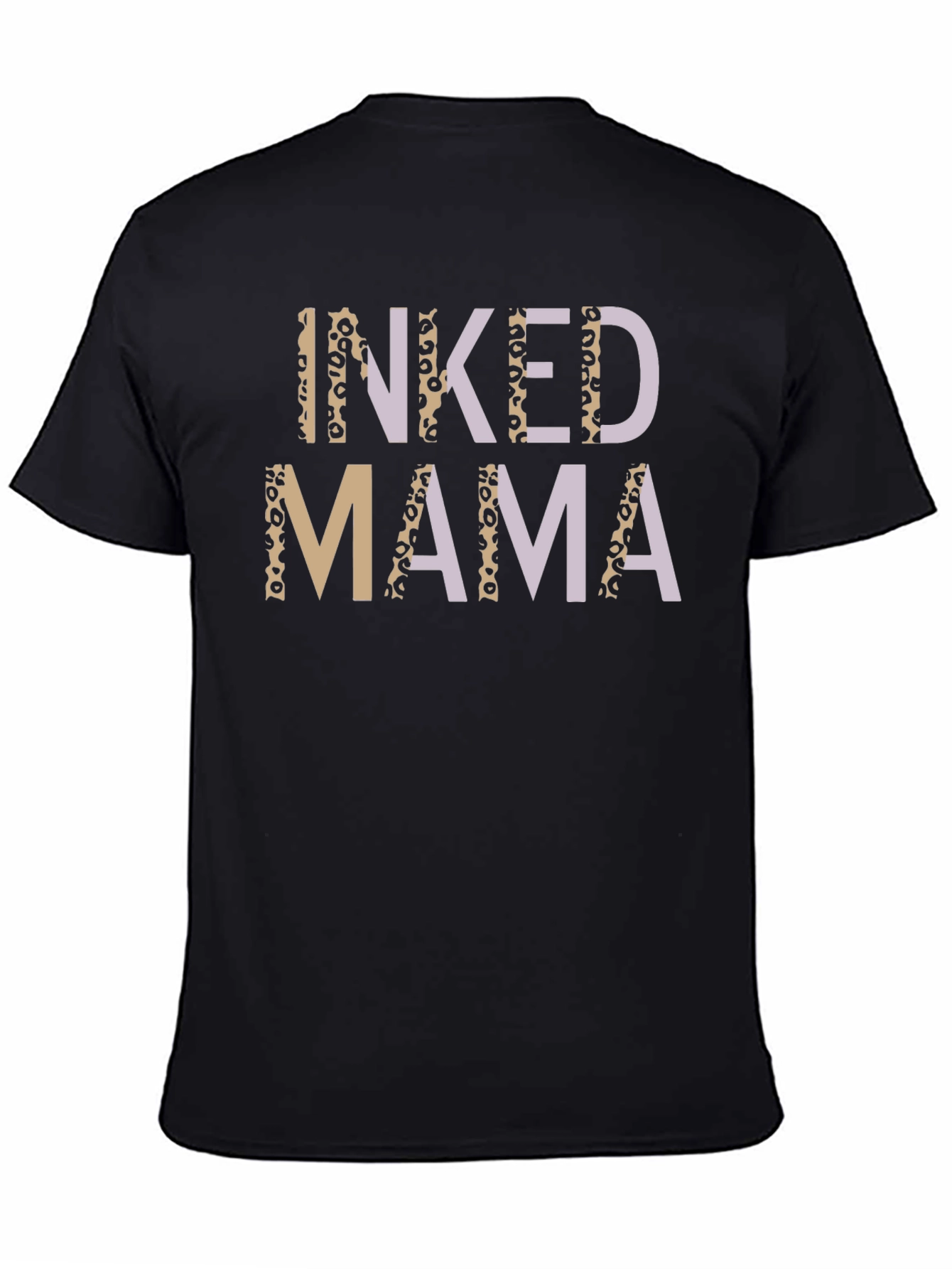 Inked Mama Graphic Tee - Leopard Print Accents