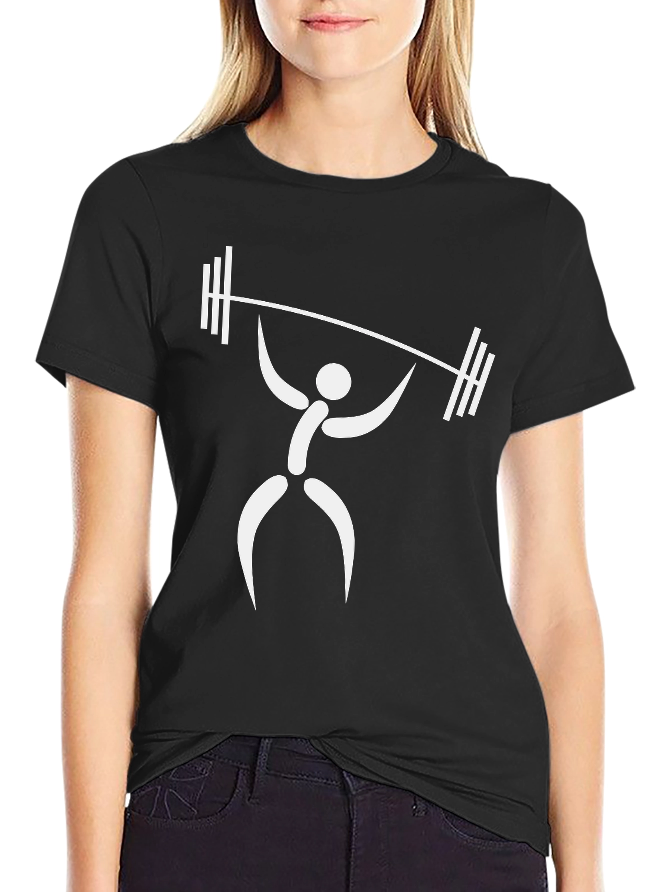 Weightlifting Graphic Tee - Black