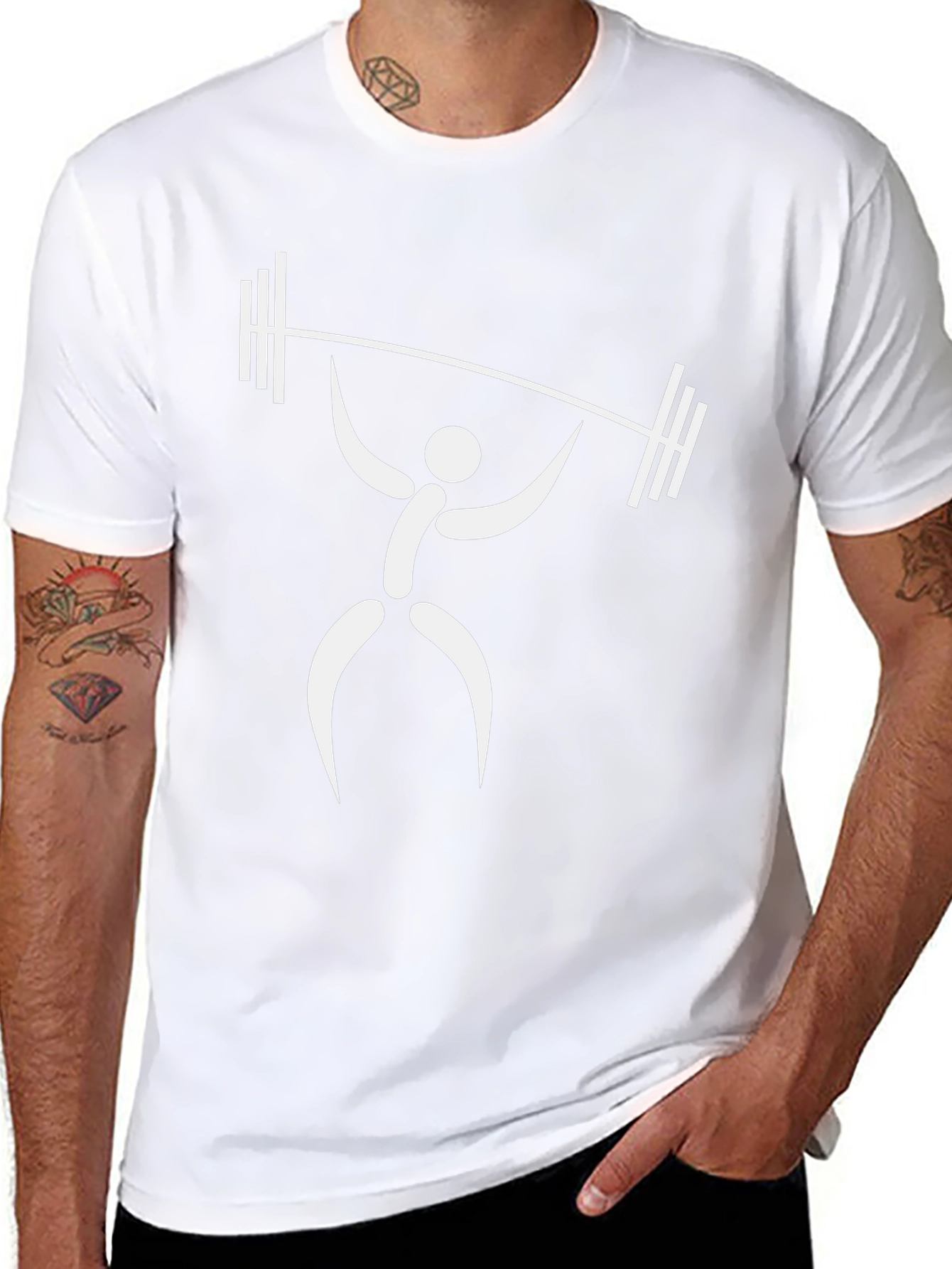 Weightlifting Graphic Tee - Black