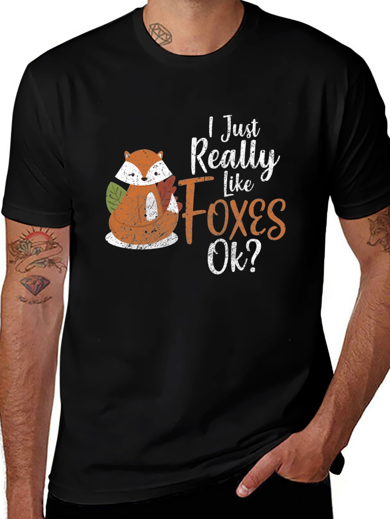 I Just Really Like Foxes Ok? T-Shirt