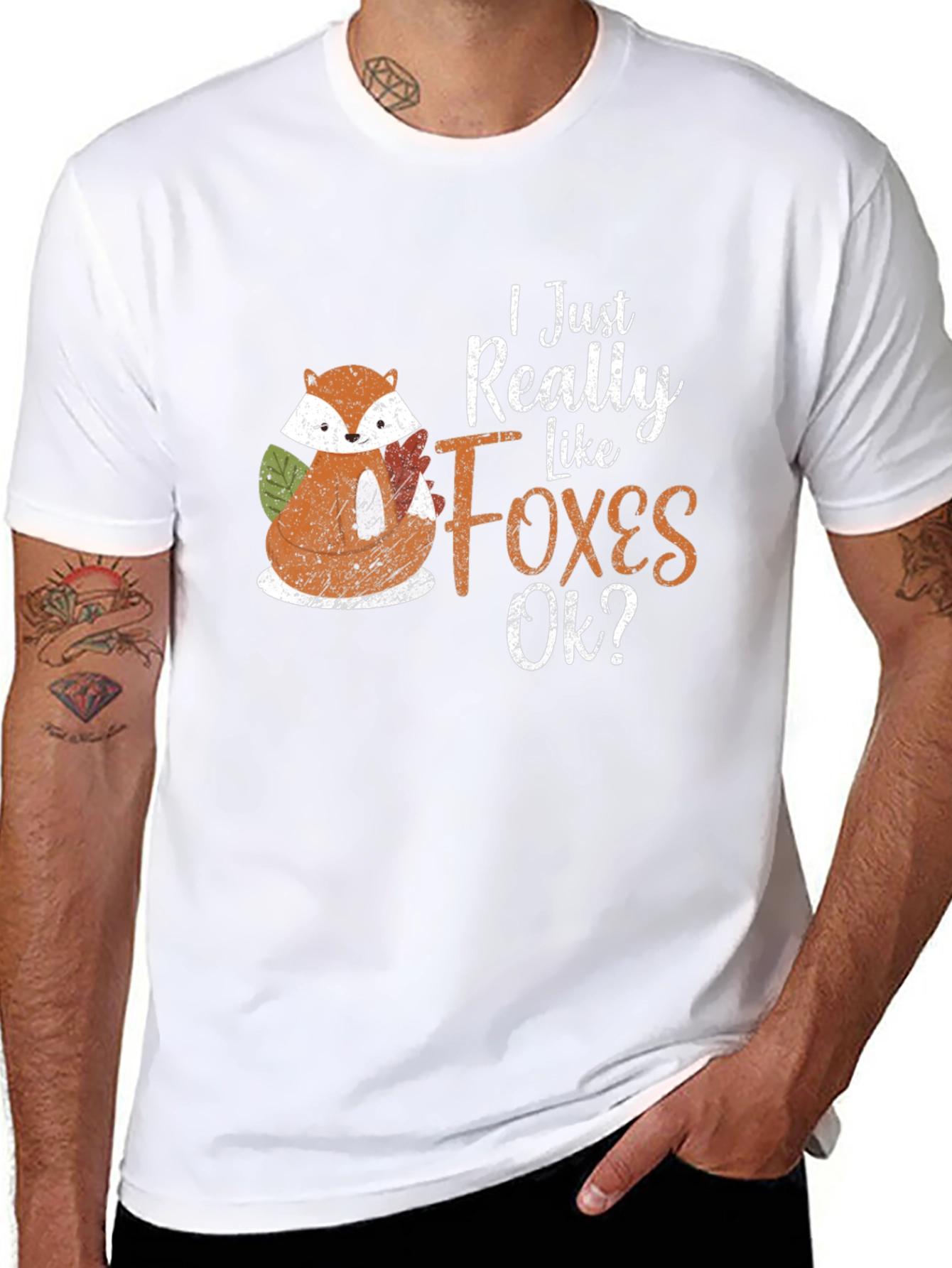 I Just Really Like Foxes Ok? T-Shirt