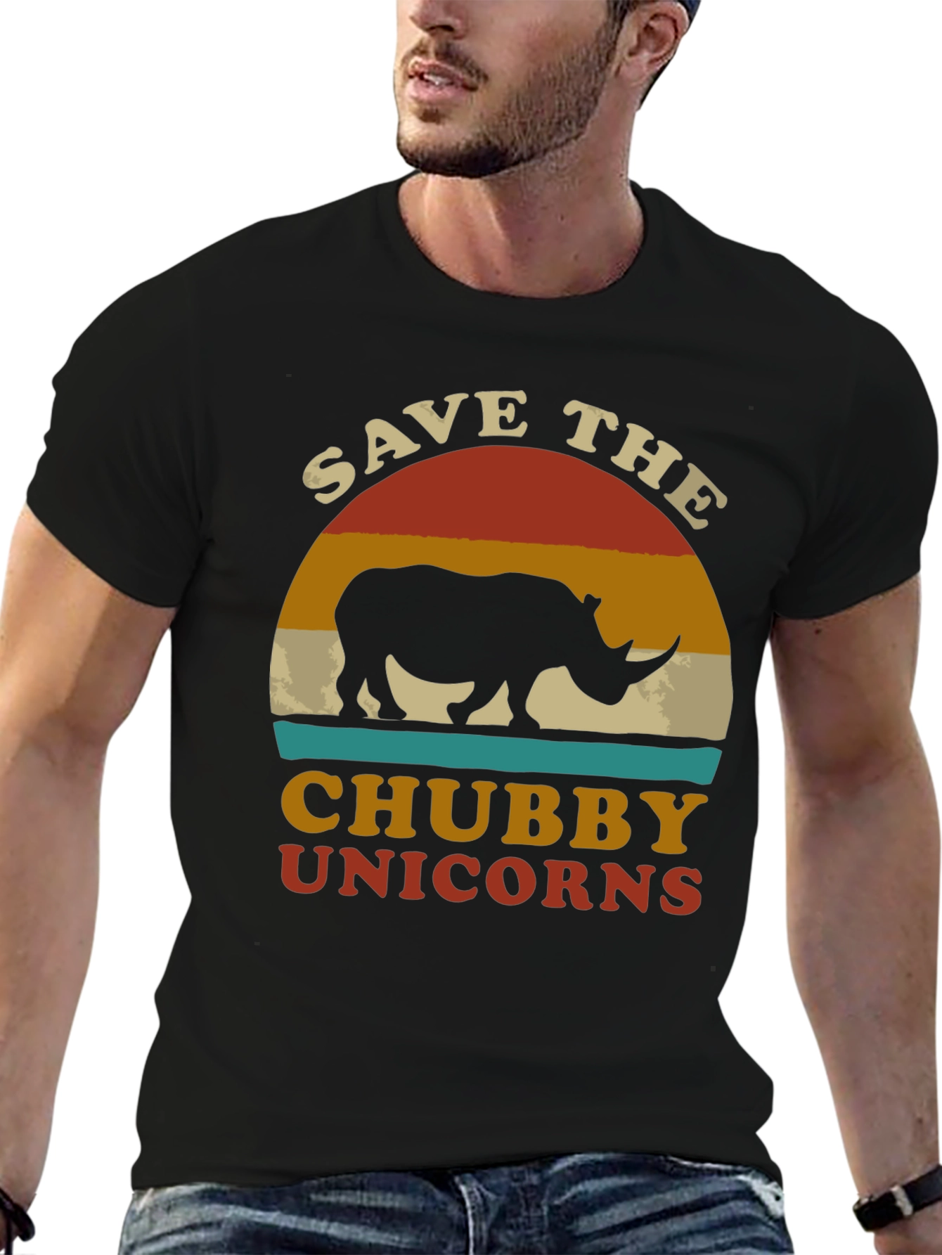 Save the Chubby Unicorns Graphic Tee