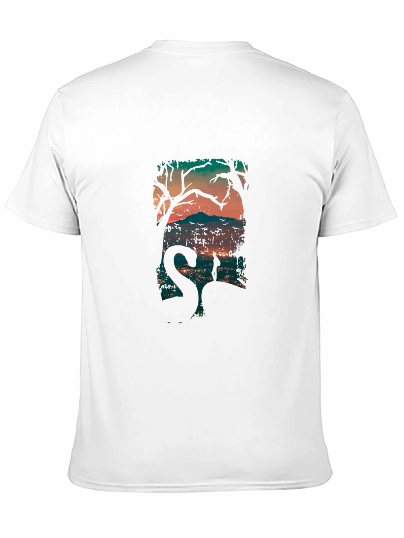 Mystic Silhouette Graphic Tee - Black