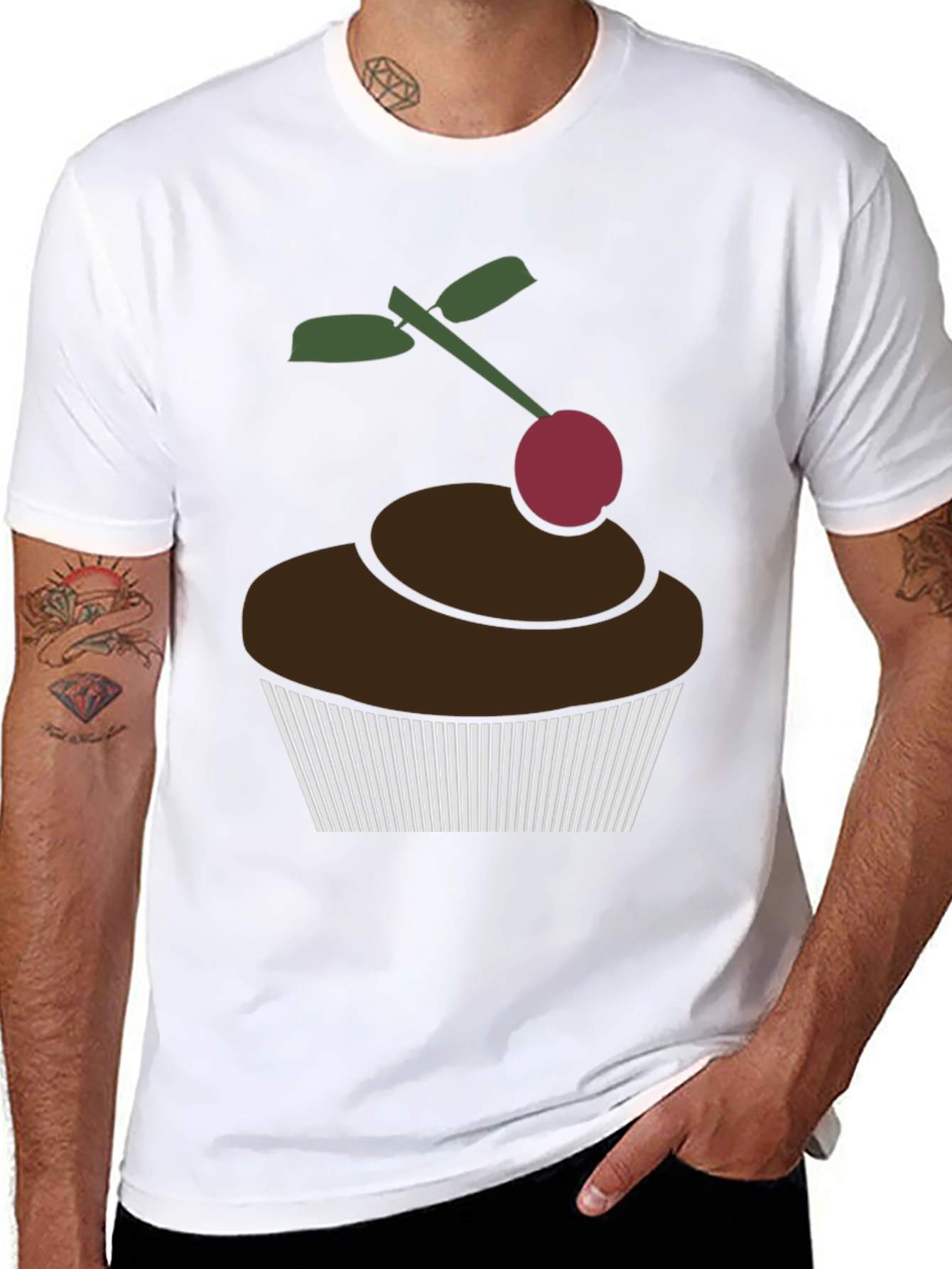 Cupcake Graphic T-Shirt - Sweet Treat Style!