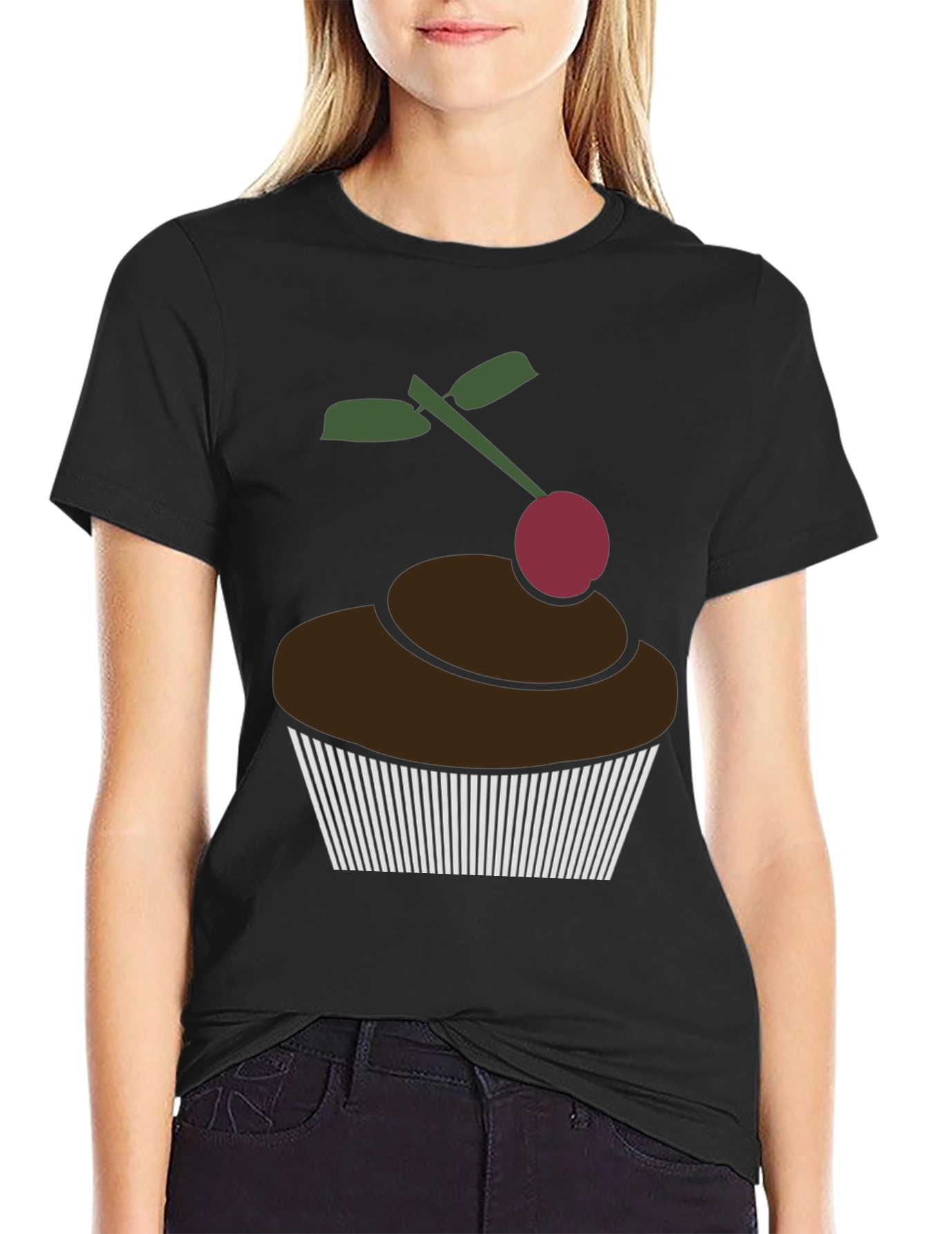Cupcake Graphic T-Shirt - Sweet Treat Style!