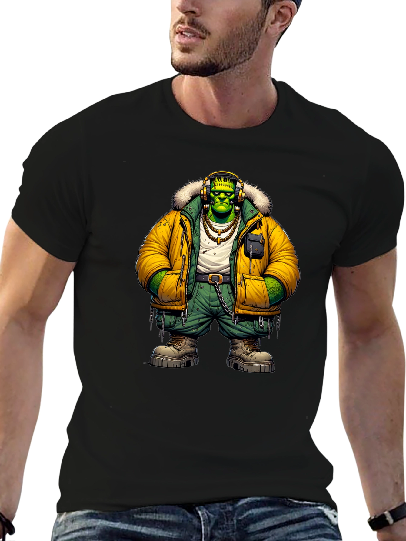 Frankenstein Graphic Tee - Urban Style