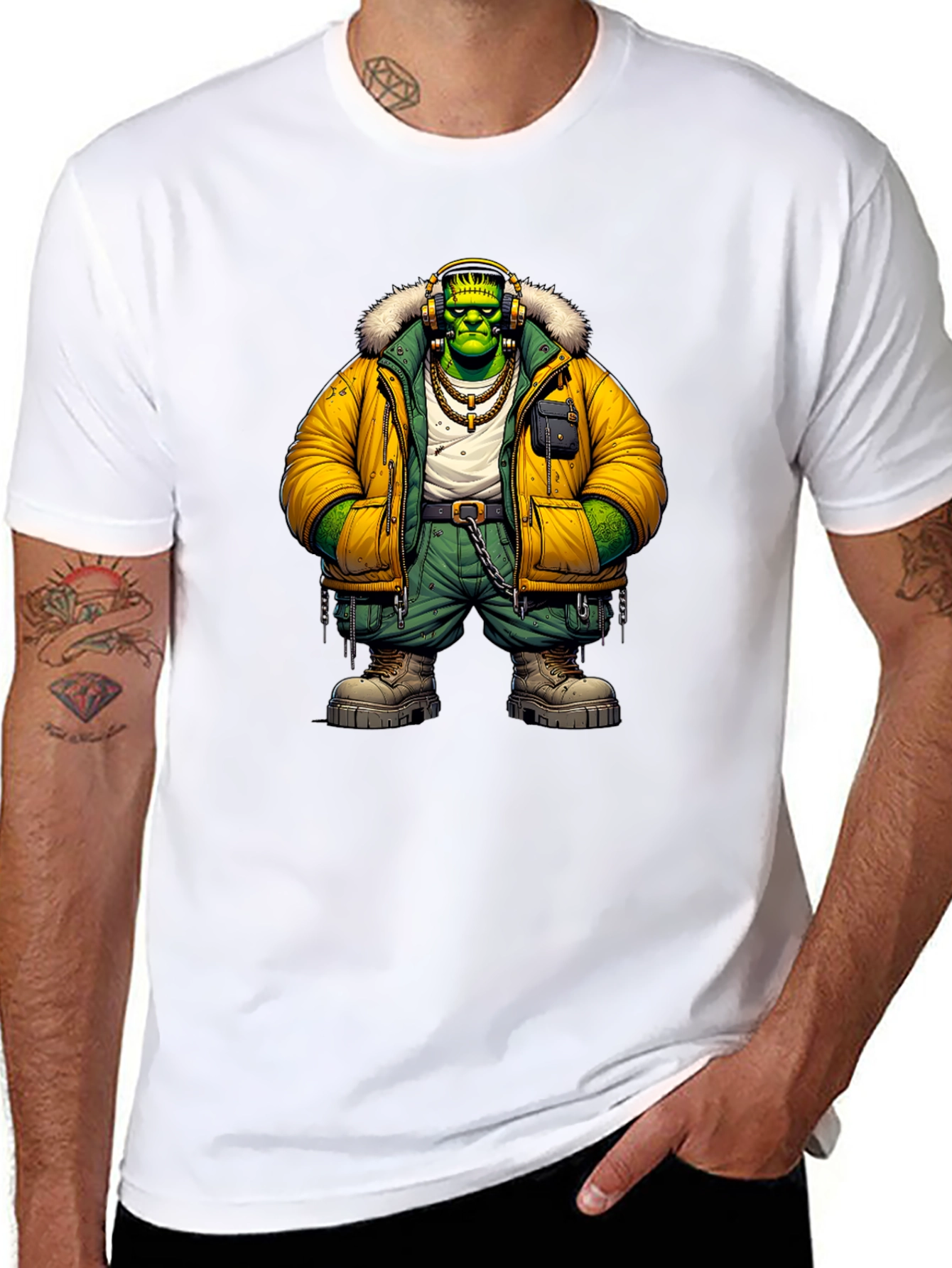 Frankenstein Graphic Tee - Urban Style