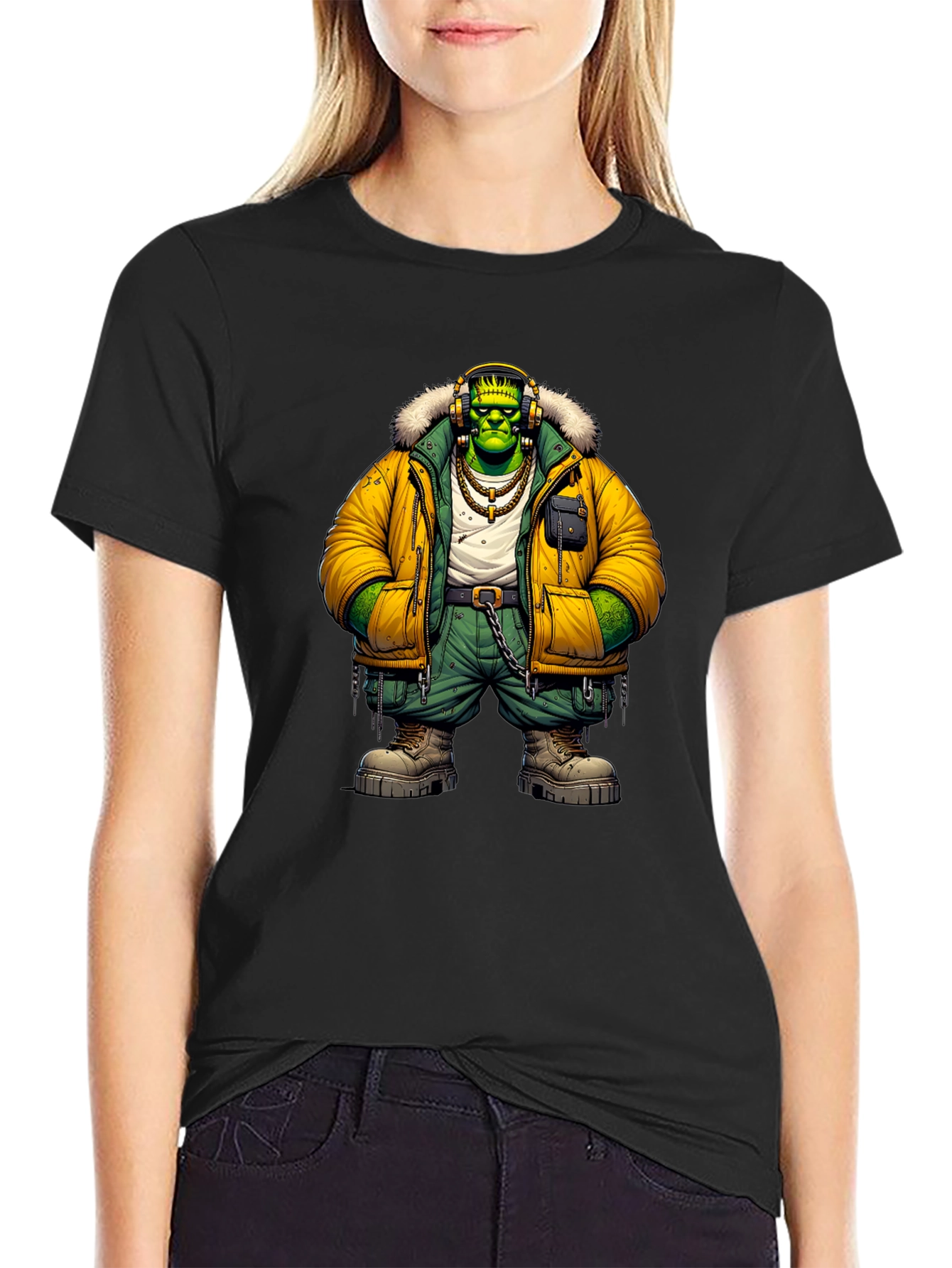 Frankenstein Graphic Tee - Urban Style