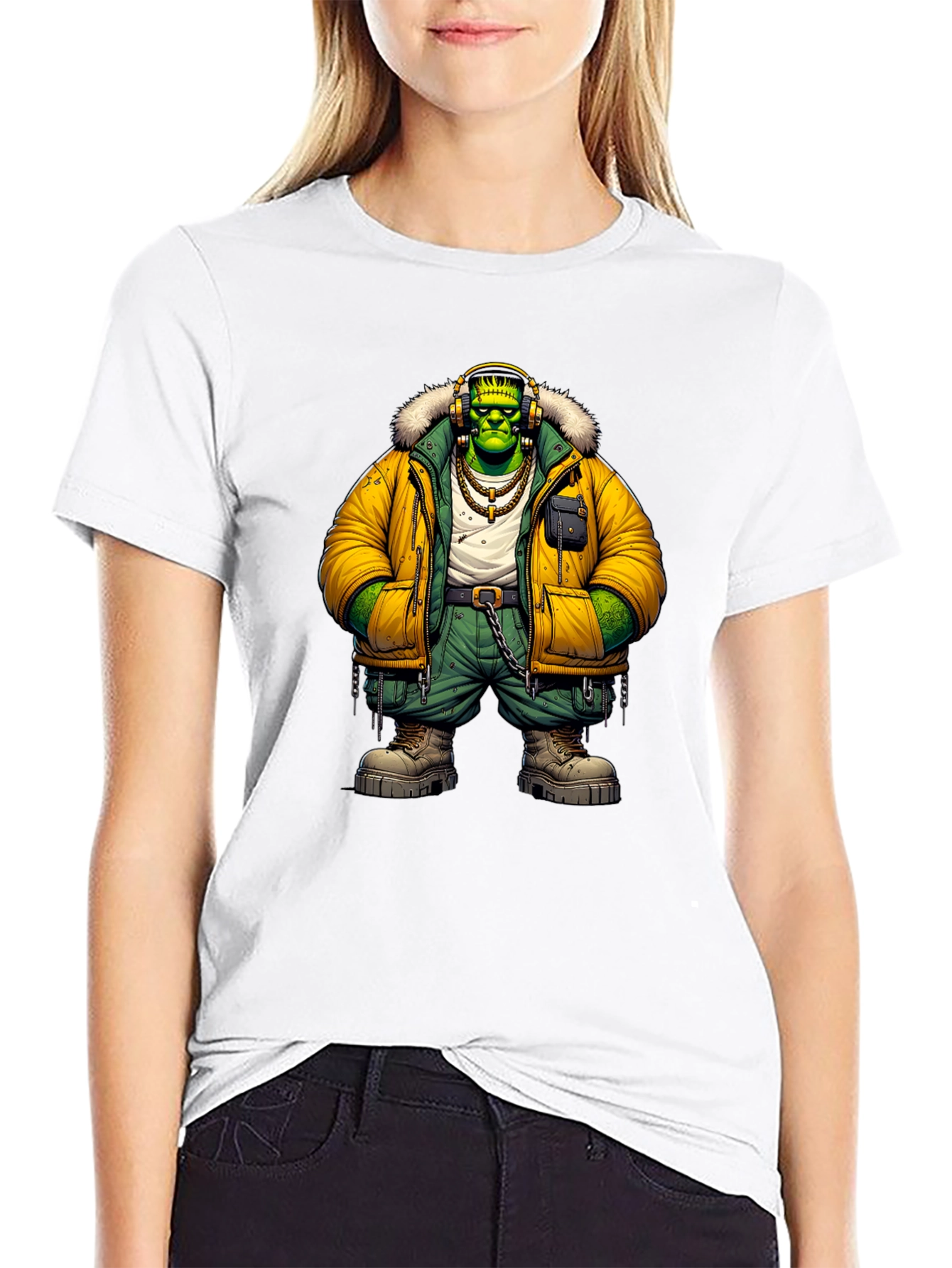 Frankenstein Graphic Tee - Urban Style