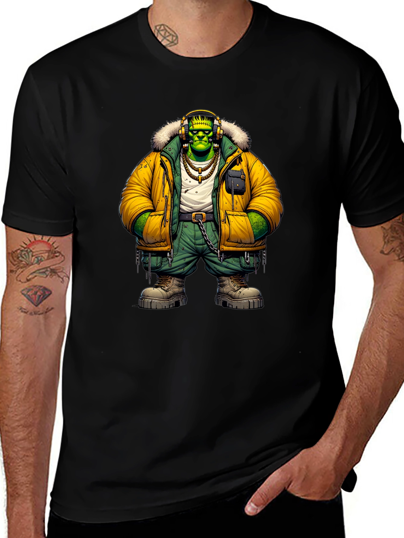 Frankenstein Graphic Tee - Urban Style