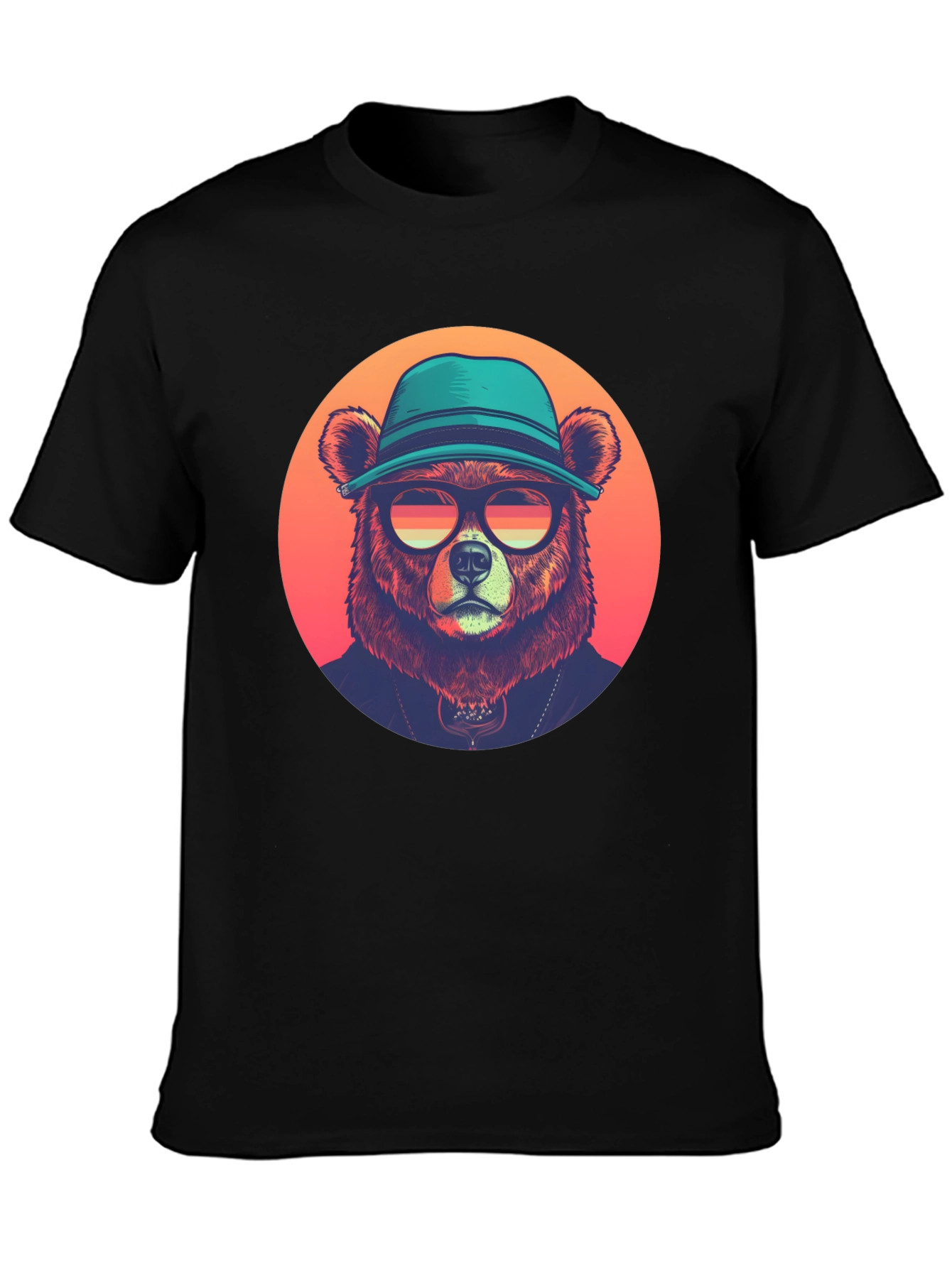 Cool Bear Graphic Tee - Retro Vibe
