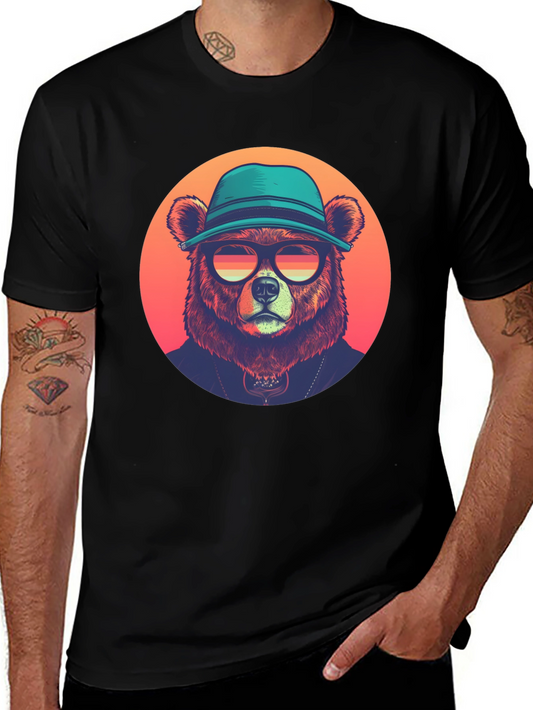 Cool Bear Graphic Tee - Retro Vibe