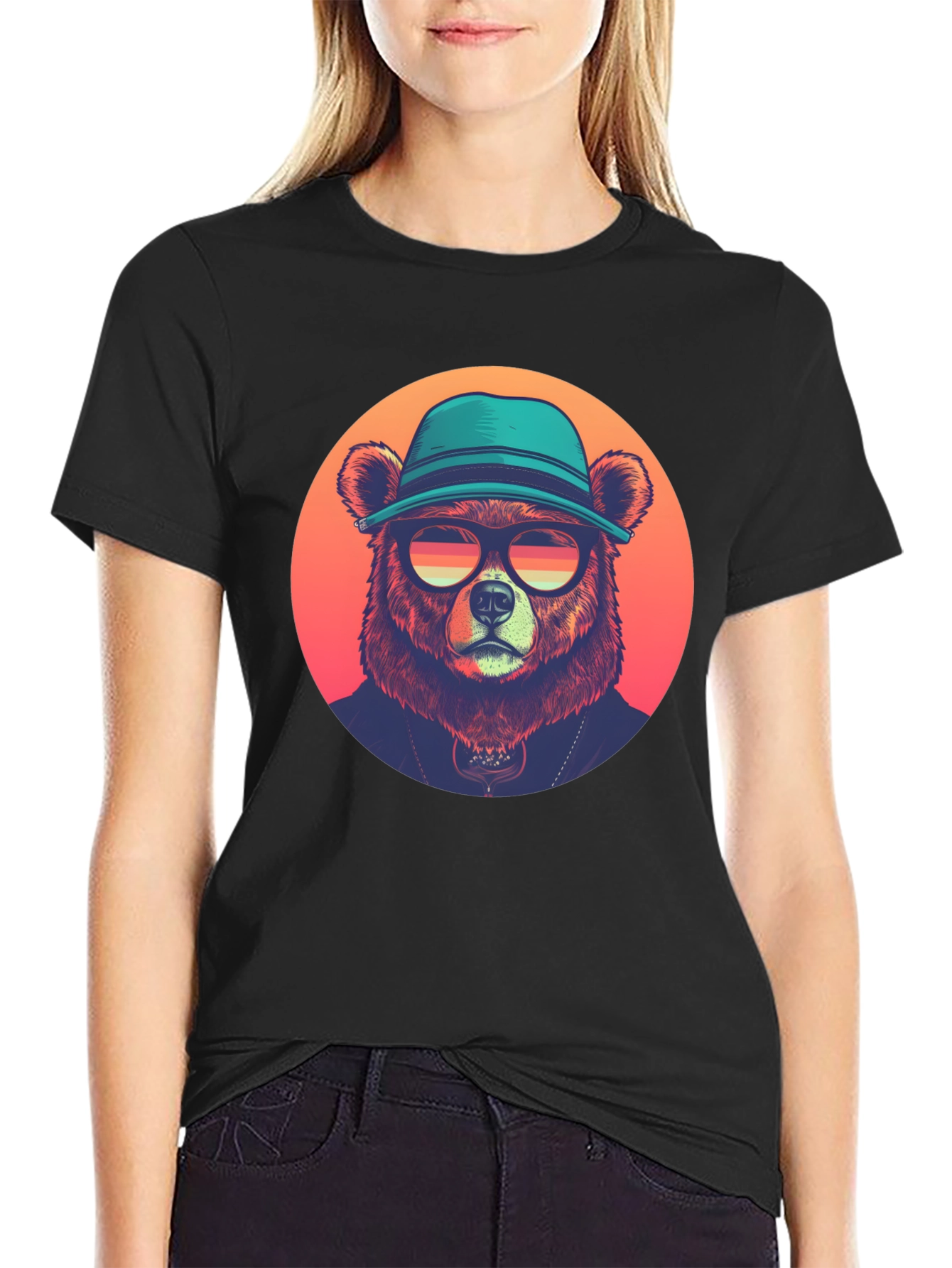Cool Bear Graphic Tee - Retro Vibe