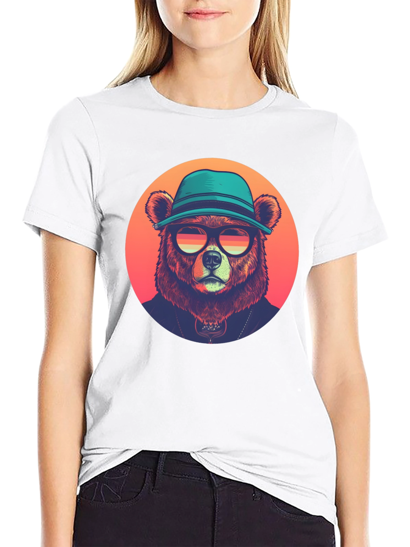 Cool Bear Graphic Tee - Retro Vibe