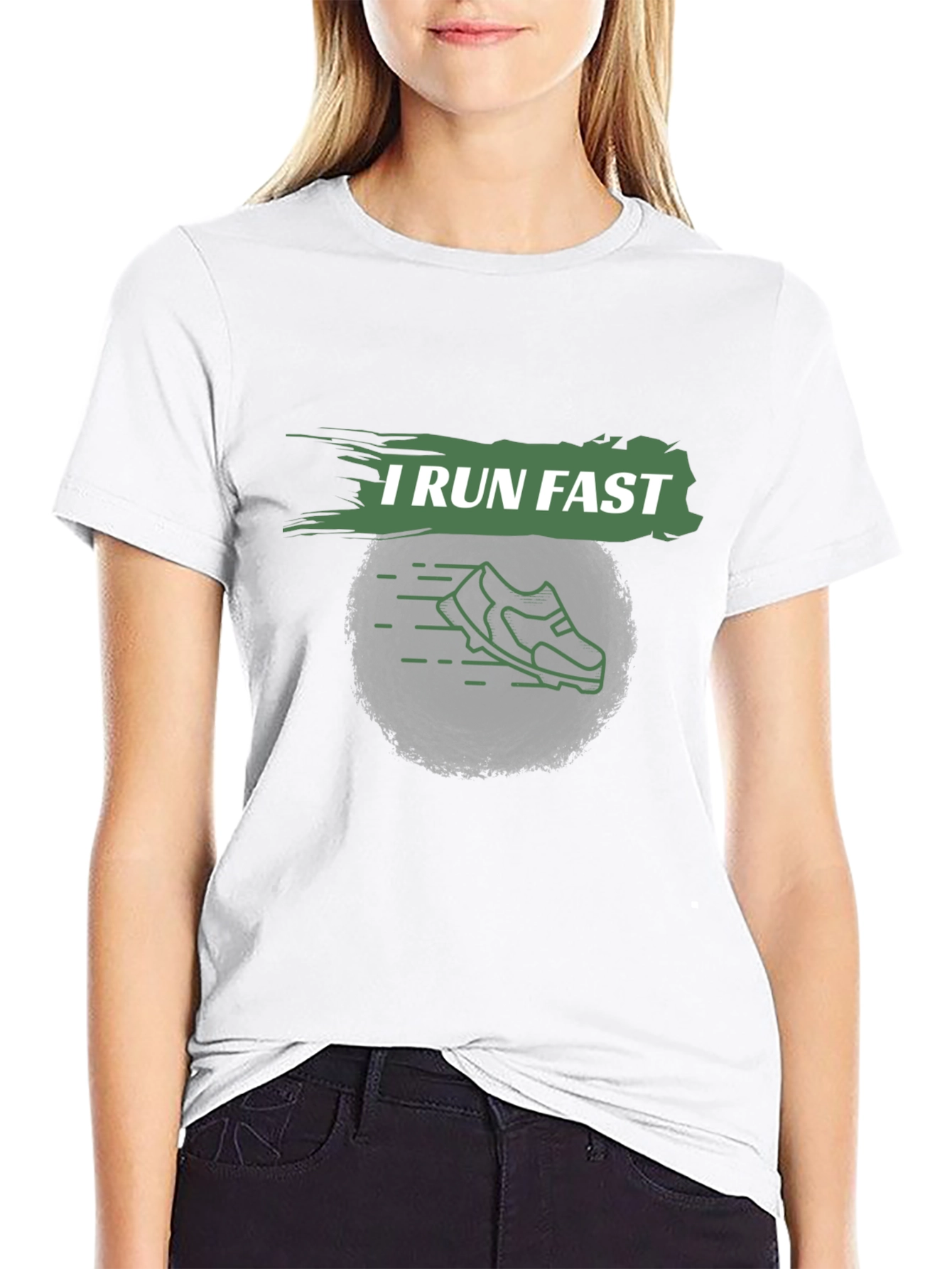 I Run Fast Graphic T-Shirt