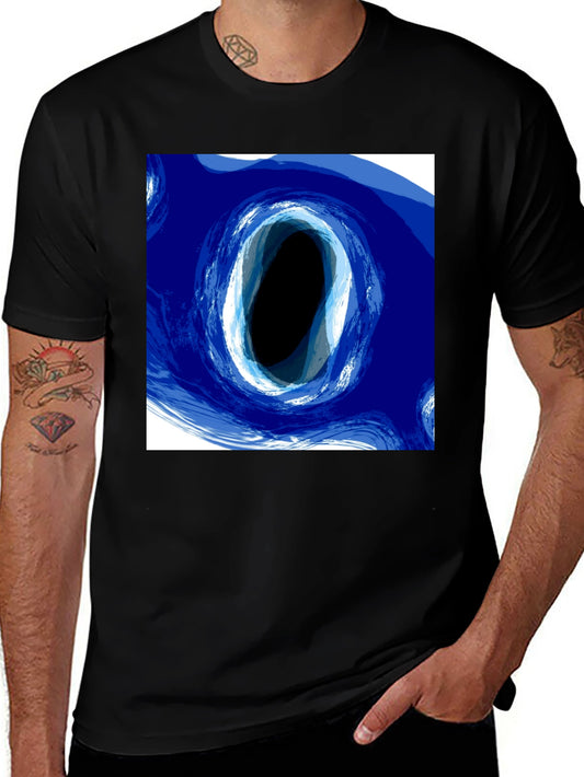 Abstract Portal Graphic Tee - Modern Art Design