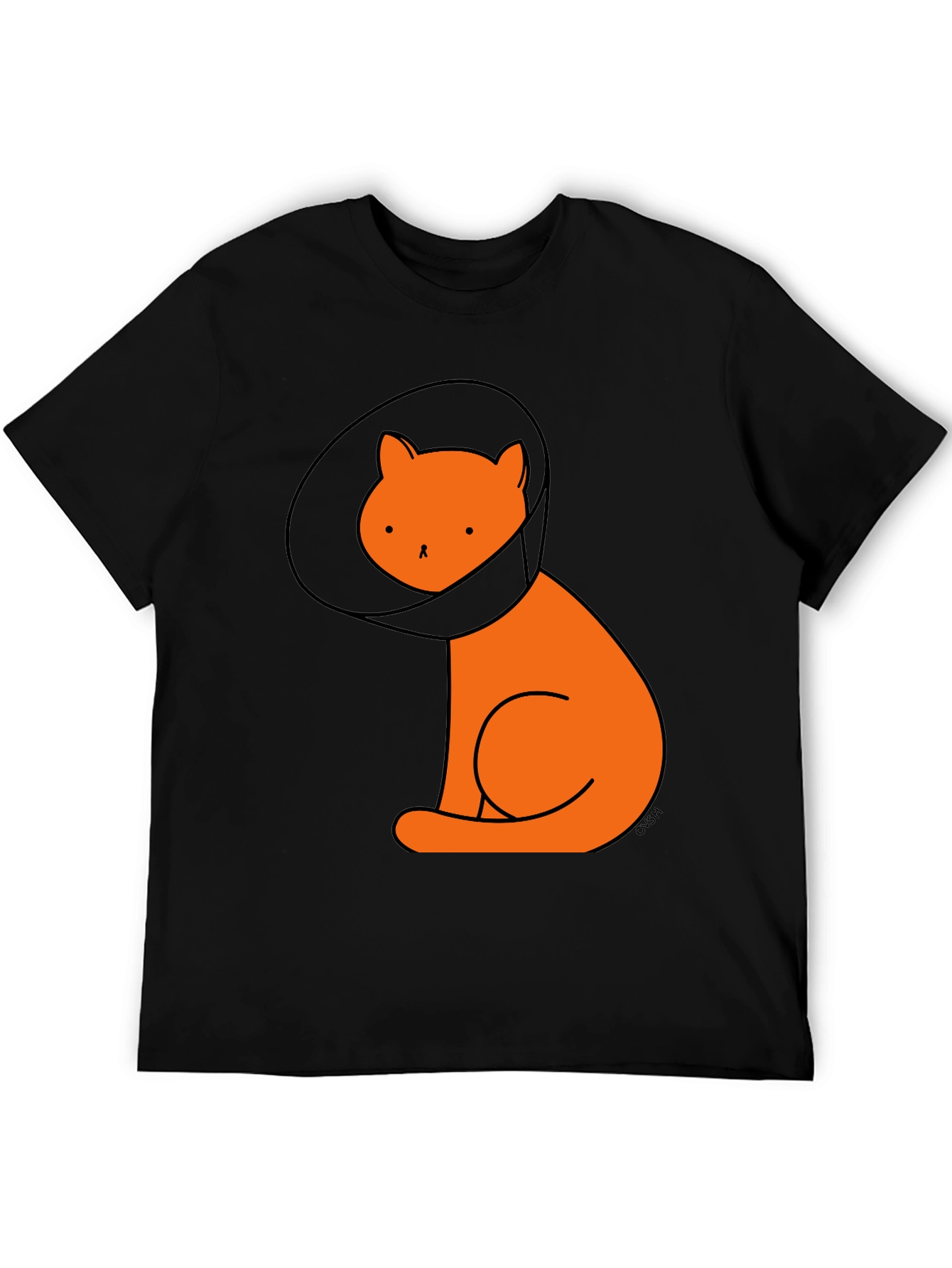 Cone Cat T-Shirt - Unisex Black Tee