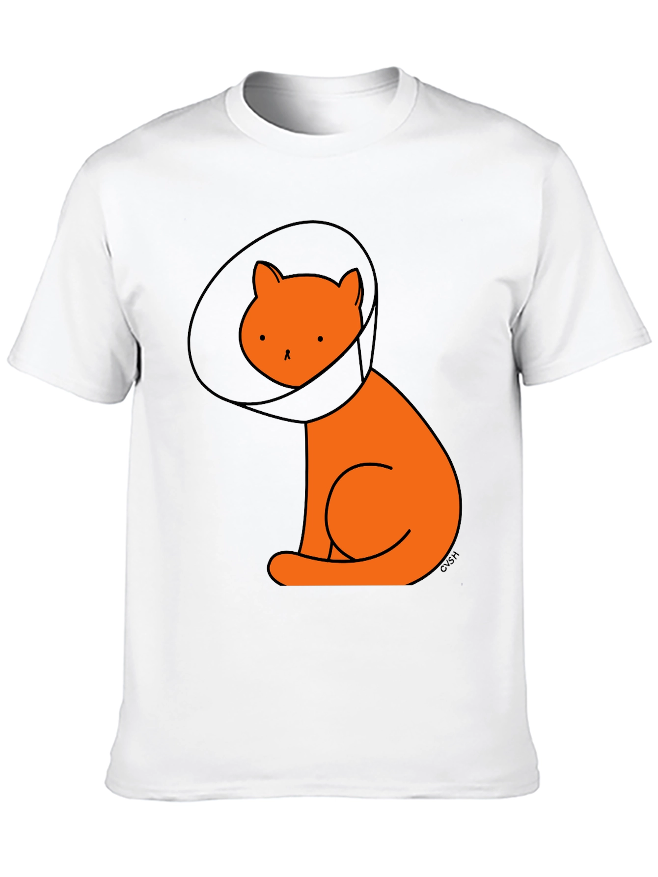 Cone Cat T-Shirt - Unisex Black Tee