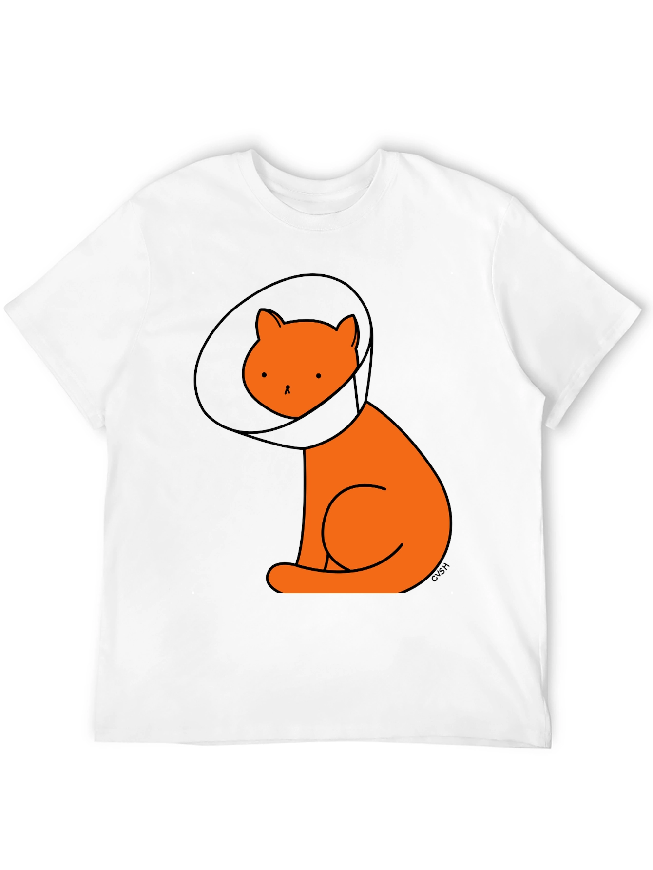 Cone Cat T-Shirt - Unisex Black Tee