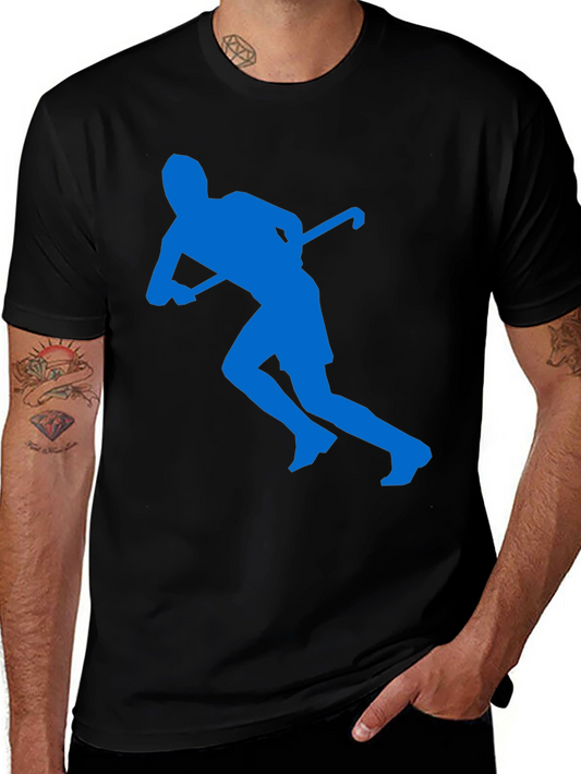 Hockey Player Graphic T-Shirt