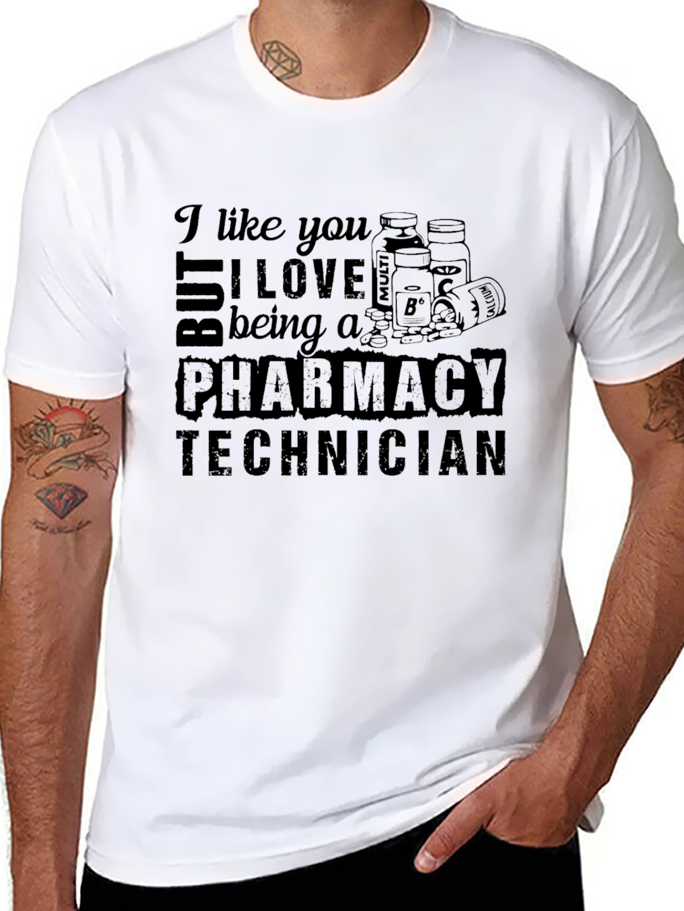 Pharmacy Technician T-Shirt - Love My Job!