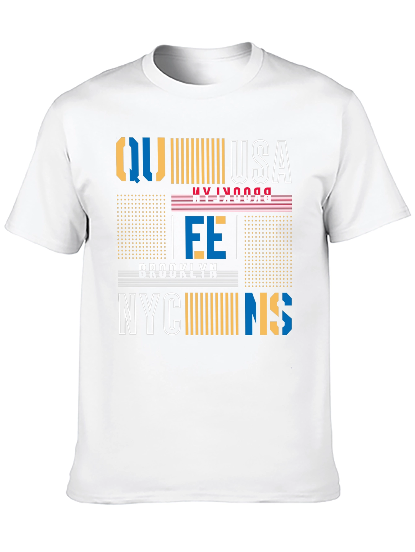Brooklyn NYC Graphic Print Mens Black T-Shirt