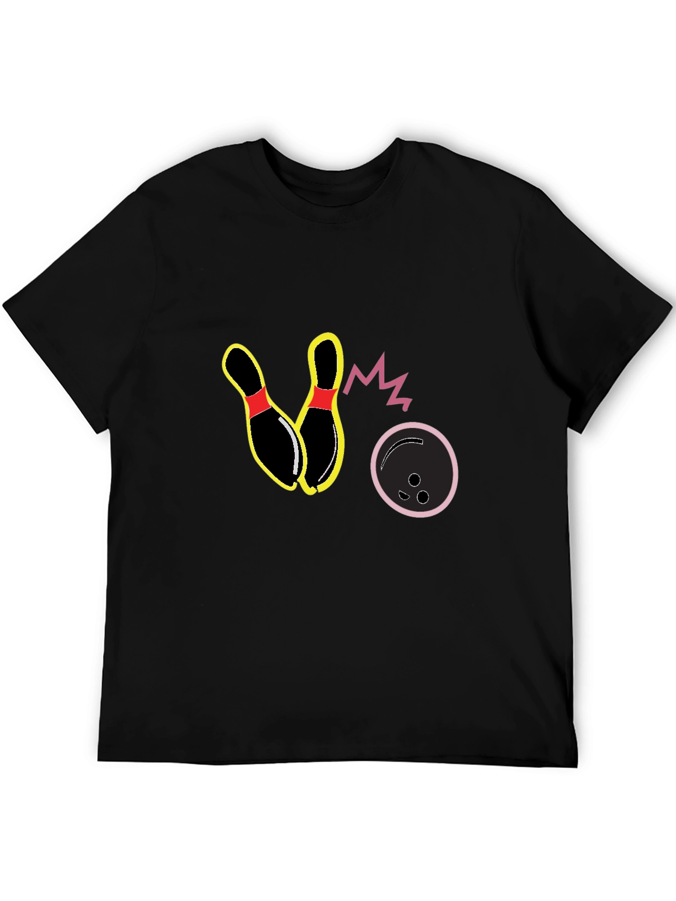 Bowling Strike Graphic T-Shirt