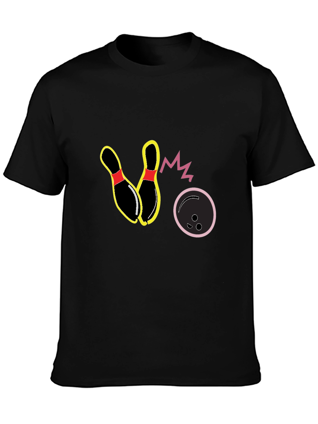 Bowling Strike Graphic T-Shirt
