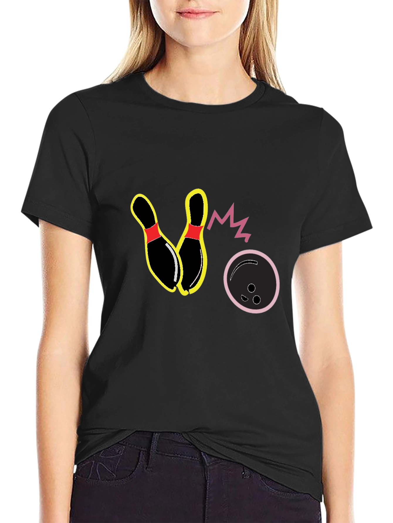 Bowling Strike Graphic T-Shirt