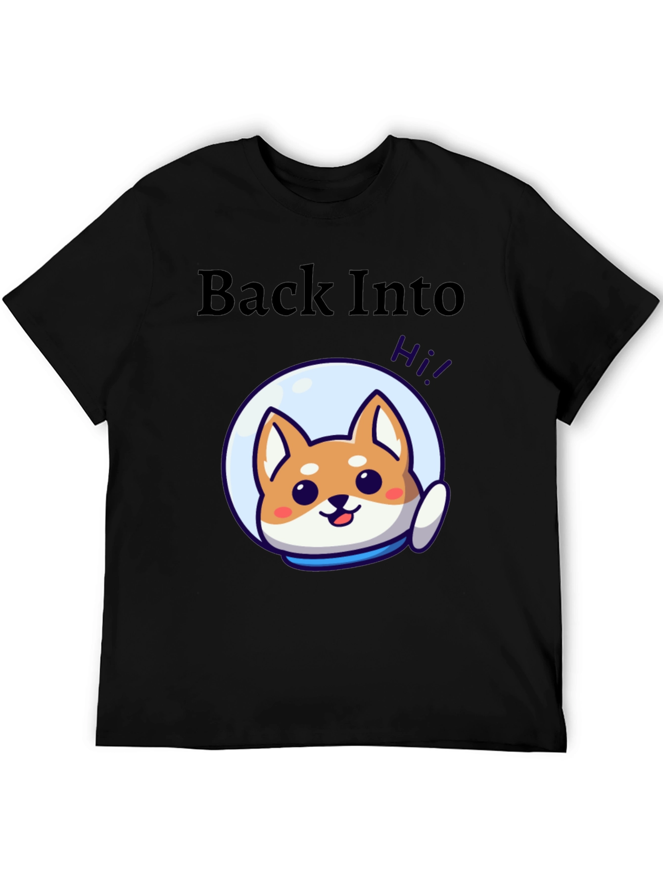 Back Into Space Doge T-Shirt - Cute Astronaut Design