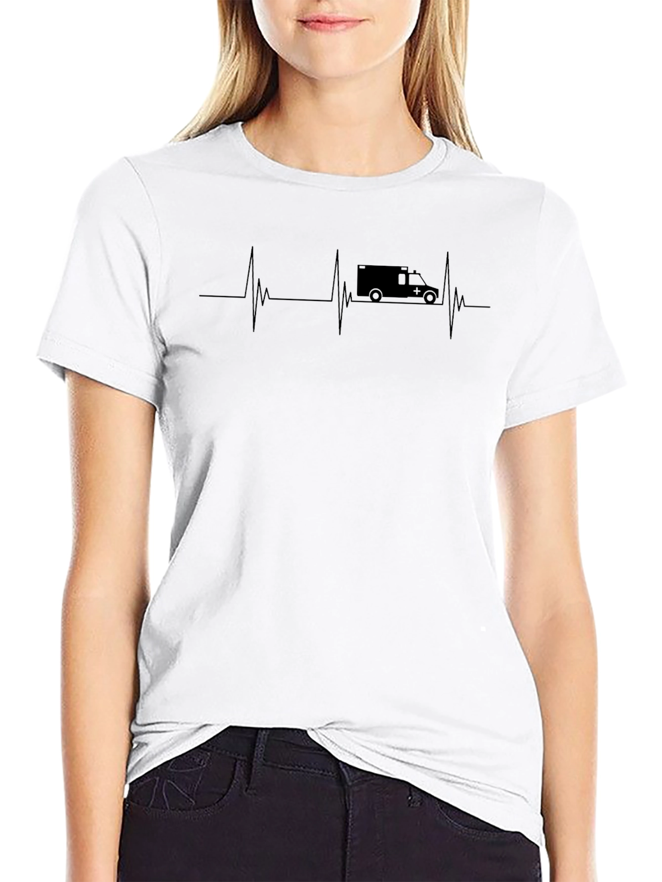 Ambulance Heartbeat T-Shirt - Emergency Medical Services