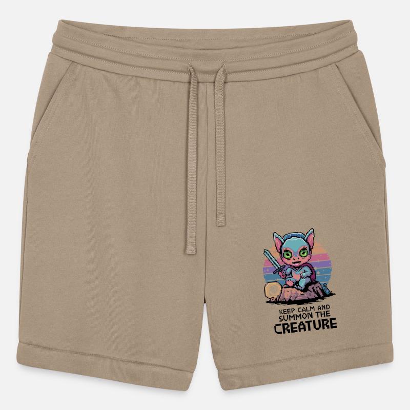 Keep Calm and Summon The Creature Pixel Art Retro