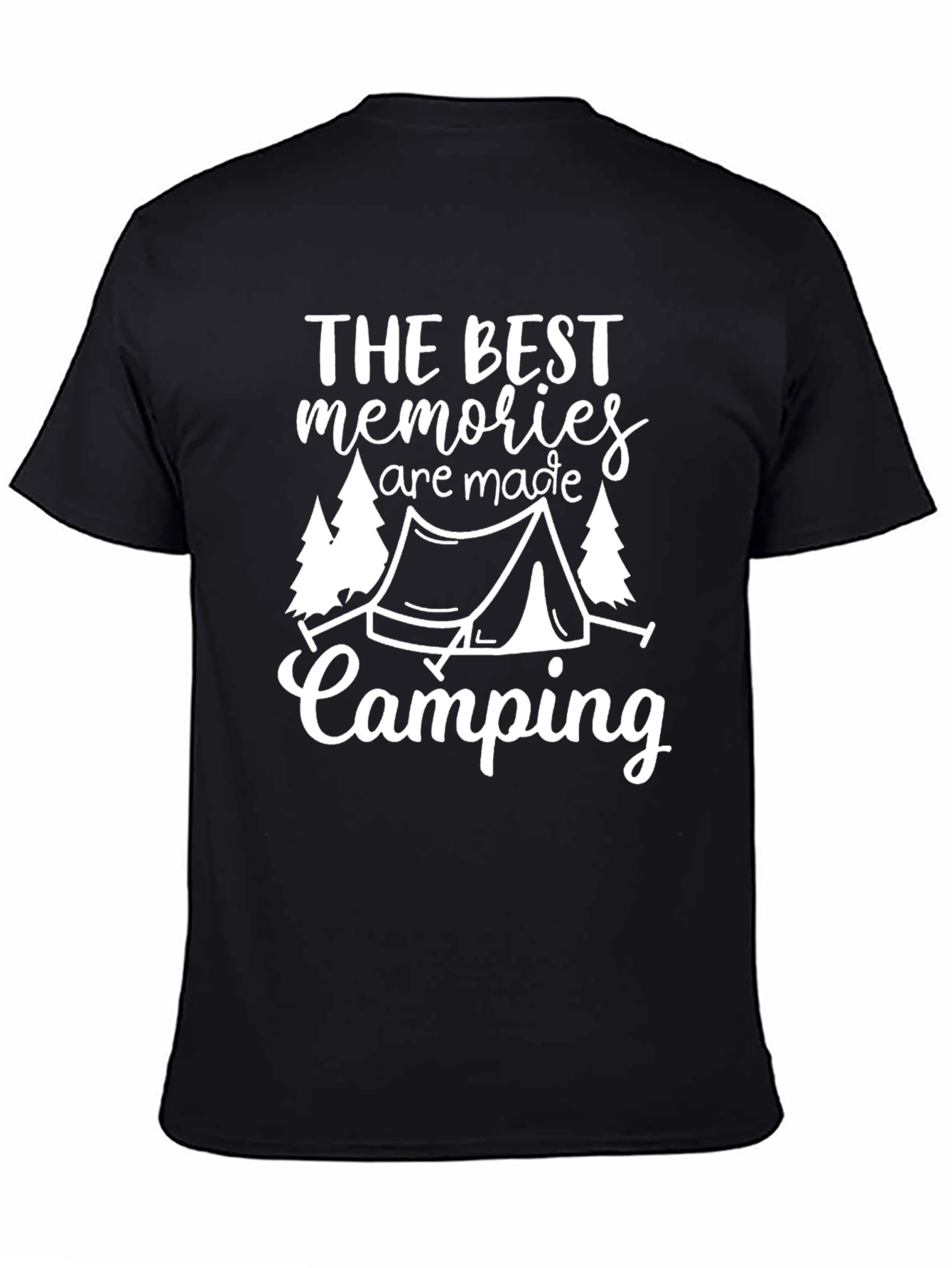 Camping Memories Graphic Tee - Black Unisex T-Shirt