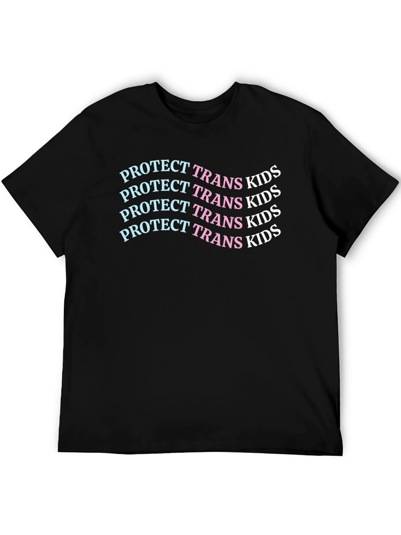Protect Trans Kids Black Graphic Tee