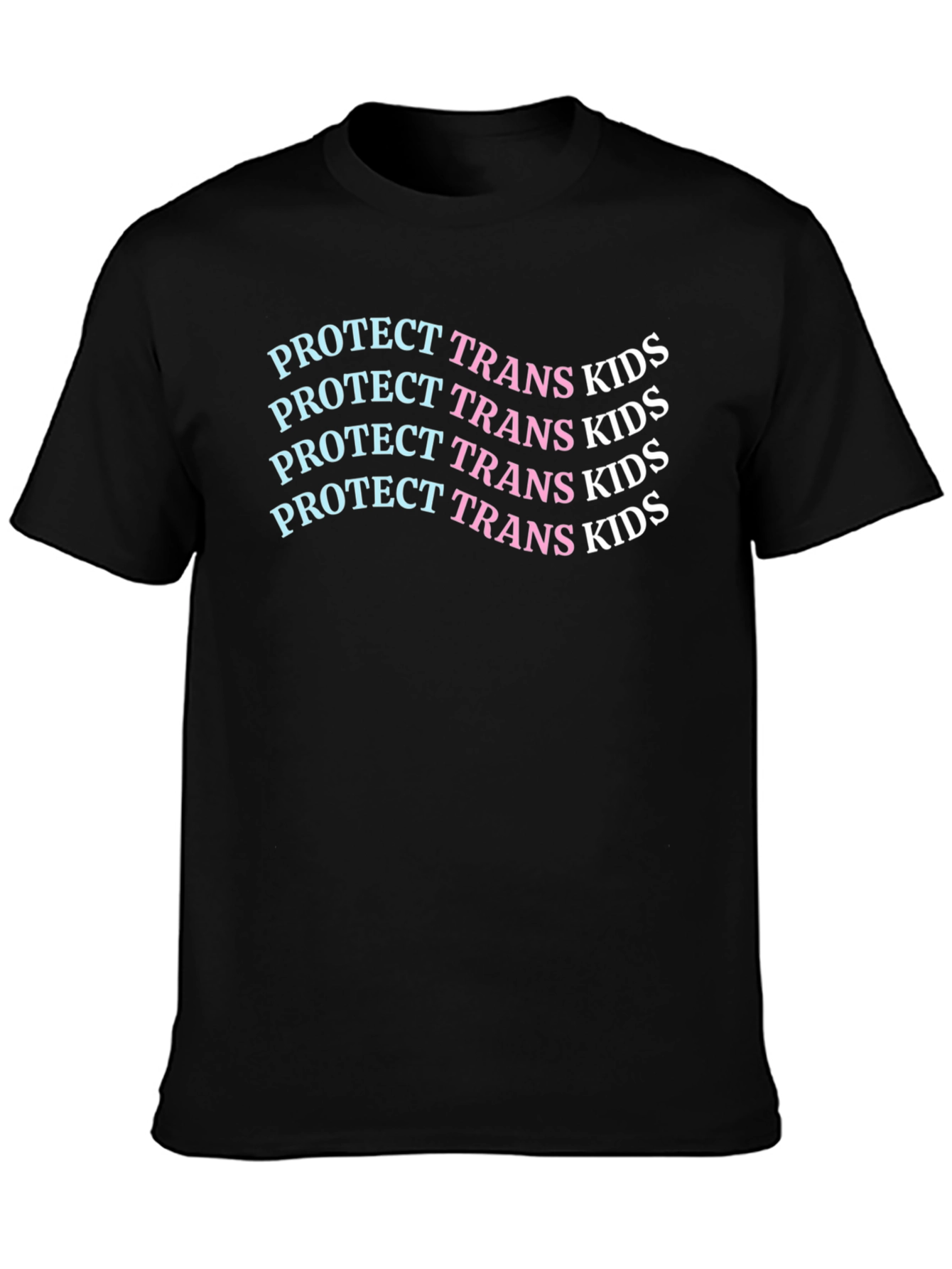 Protect Trans Kids Black Graphic Tee