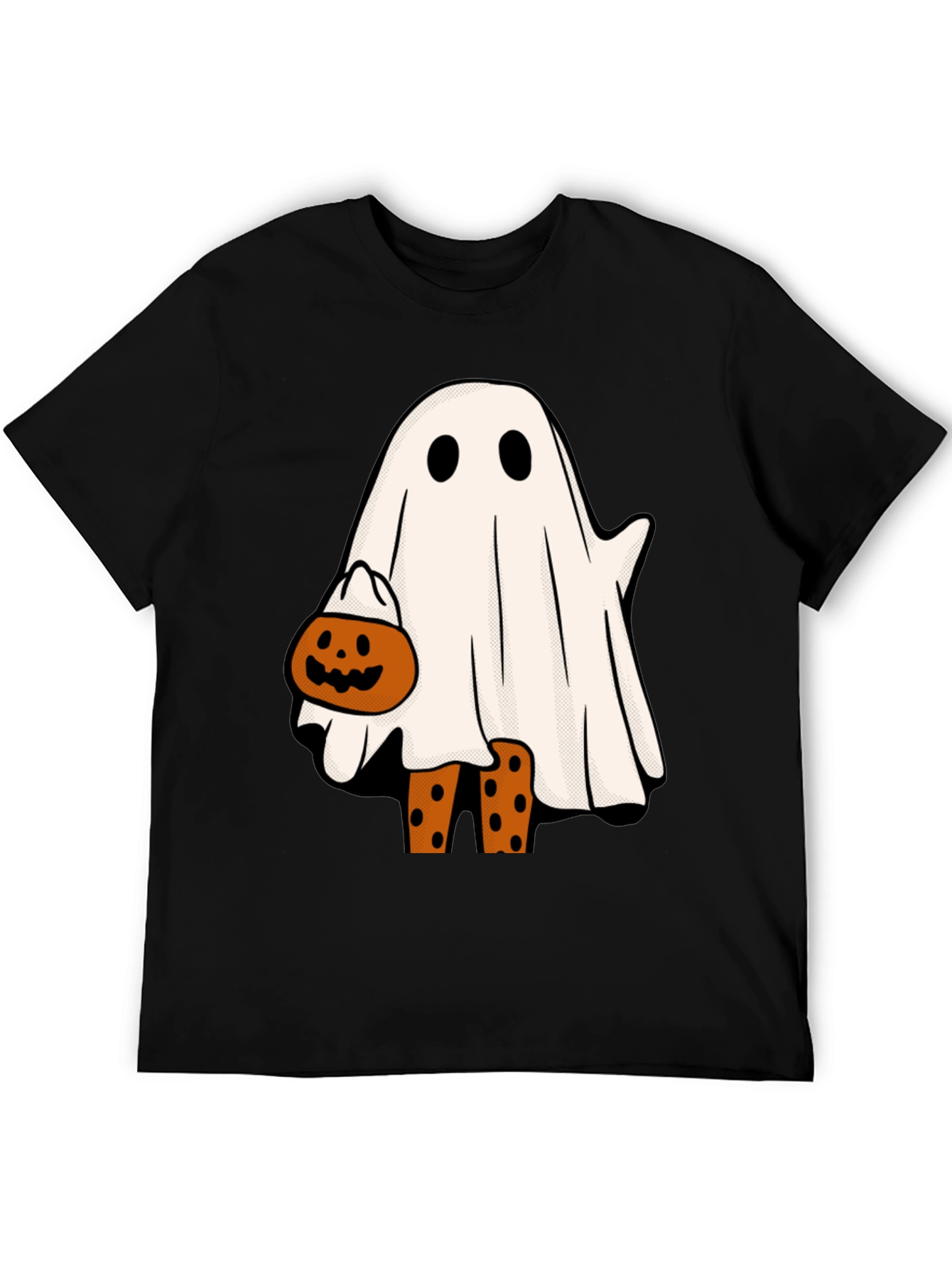 Halloween Ghost with Pumpkin T-Shirt