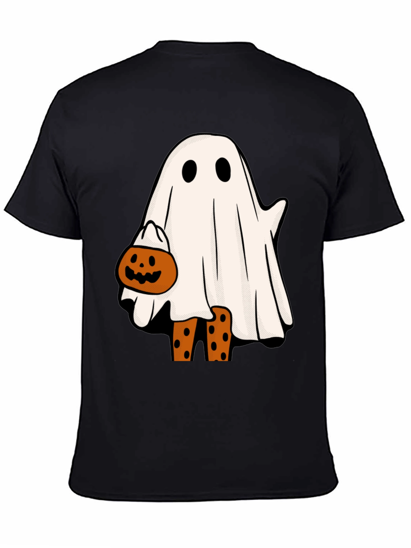 Halloween Ghost with Pumpkin T-Shirt